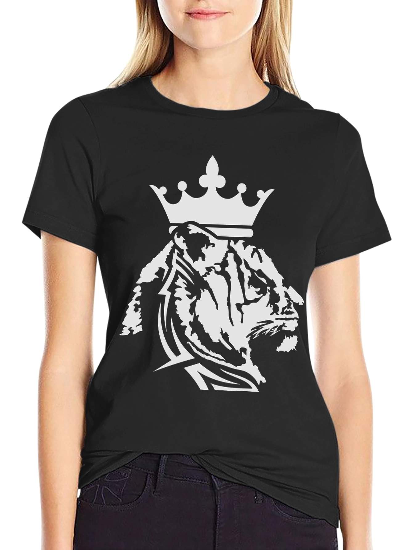 King Tiger Graphic Tee - Black T-Shirt