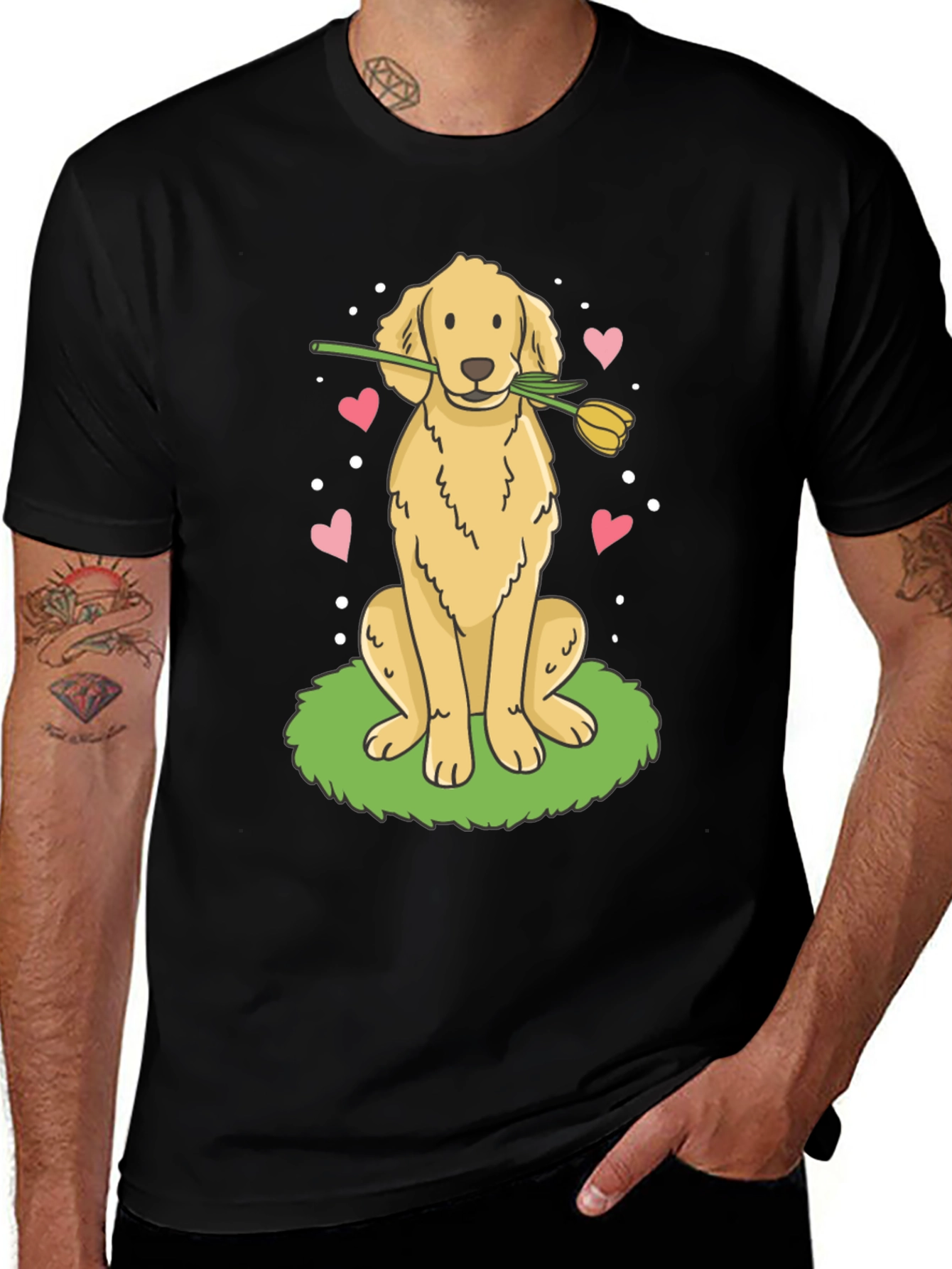 Golden Retriever Love T-Shirt