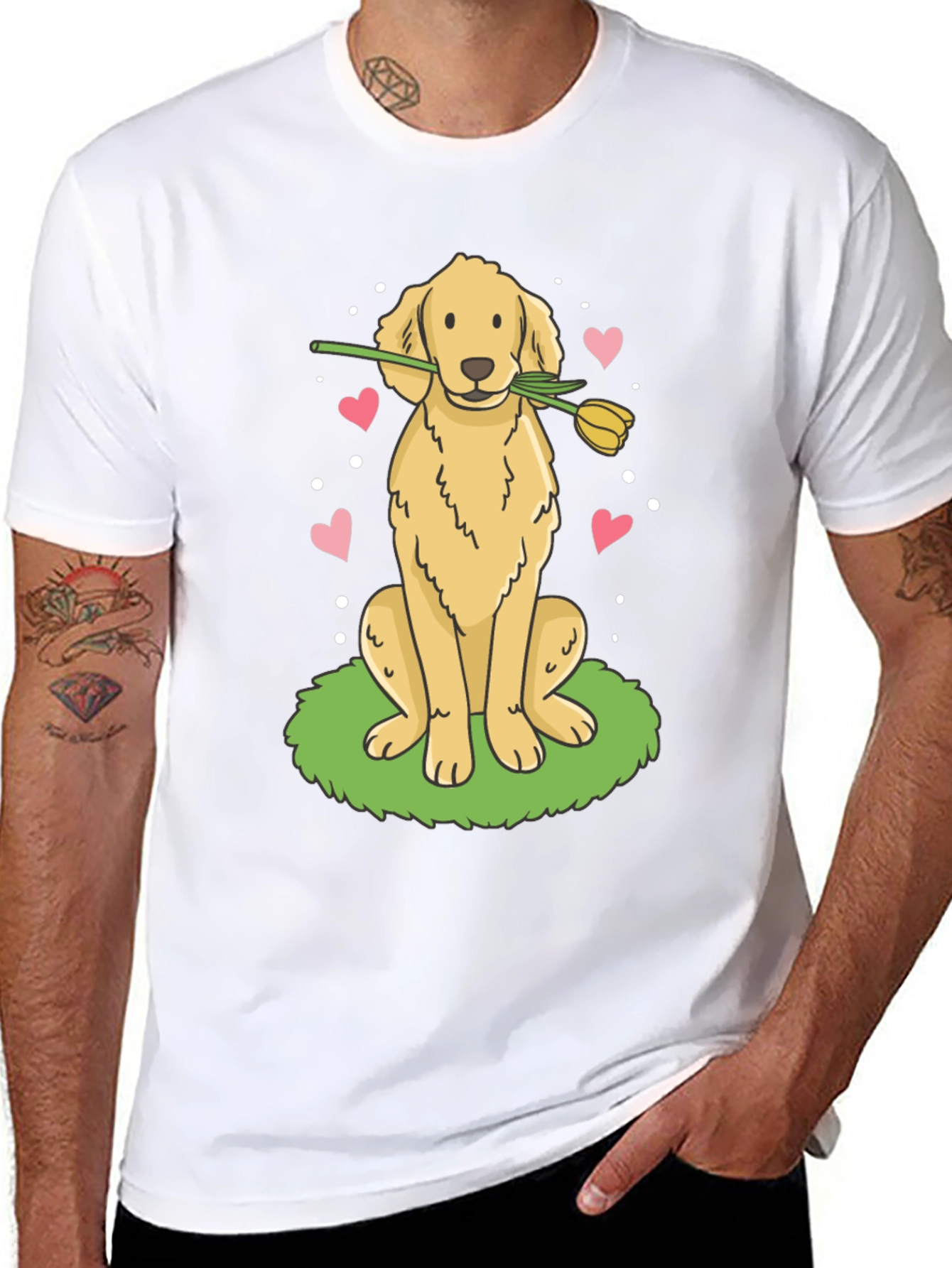 Golden Retriever Love T-Shirt