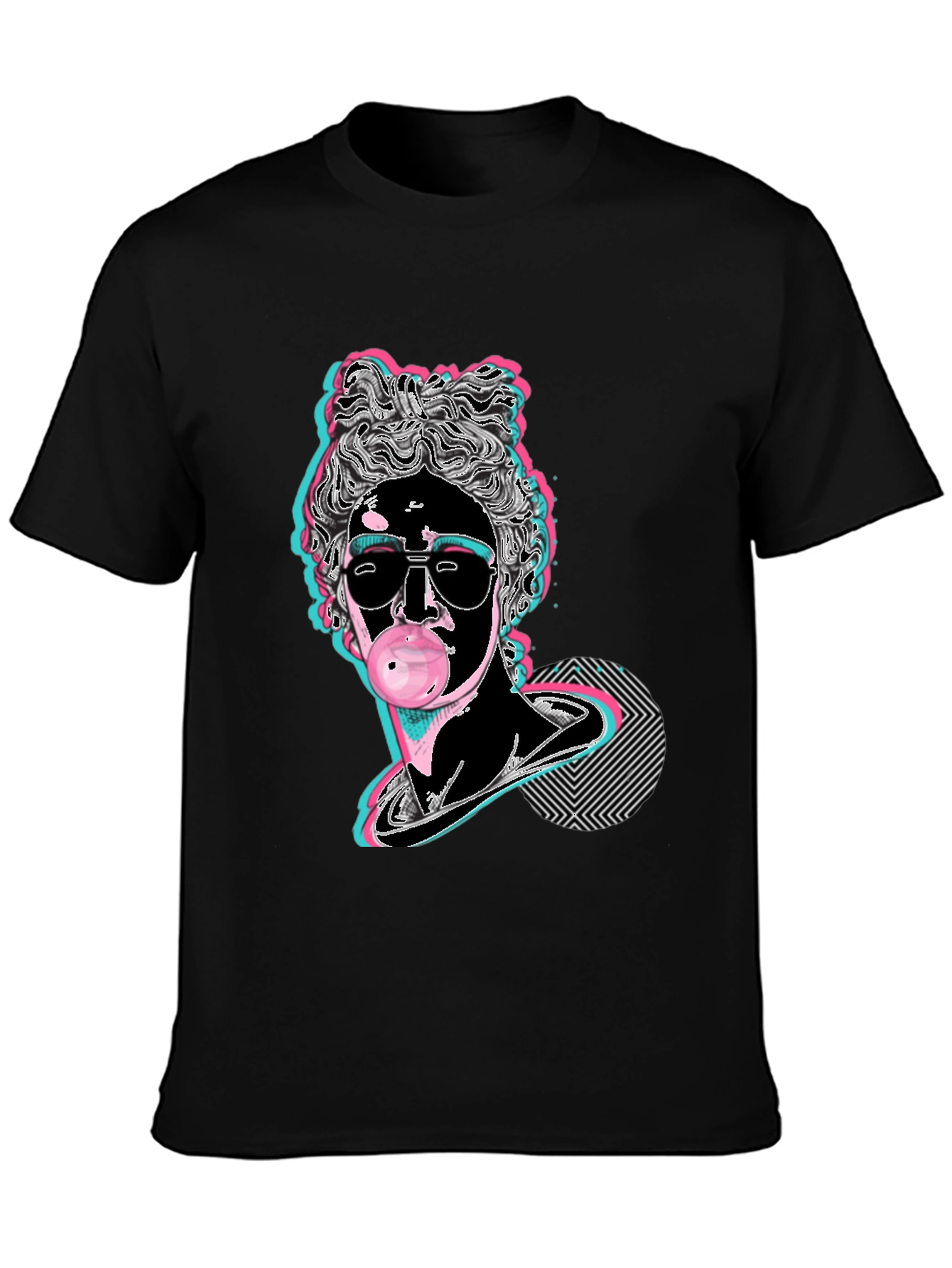 Vaporwave Statue Graphic T-Shirt