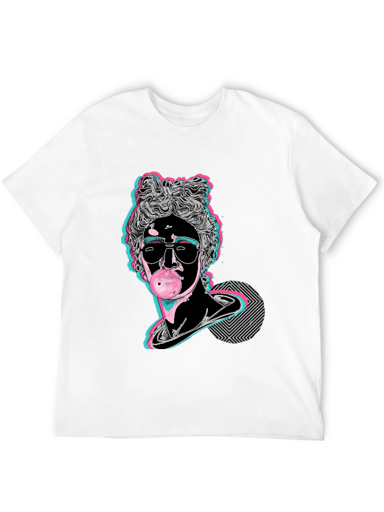Vaporwave Statue Graphic T-Shirt