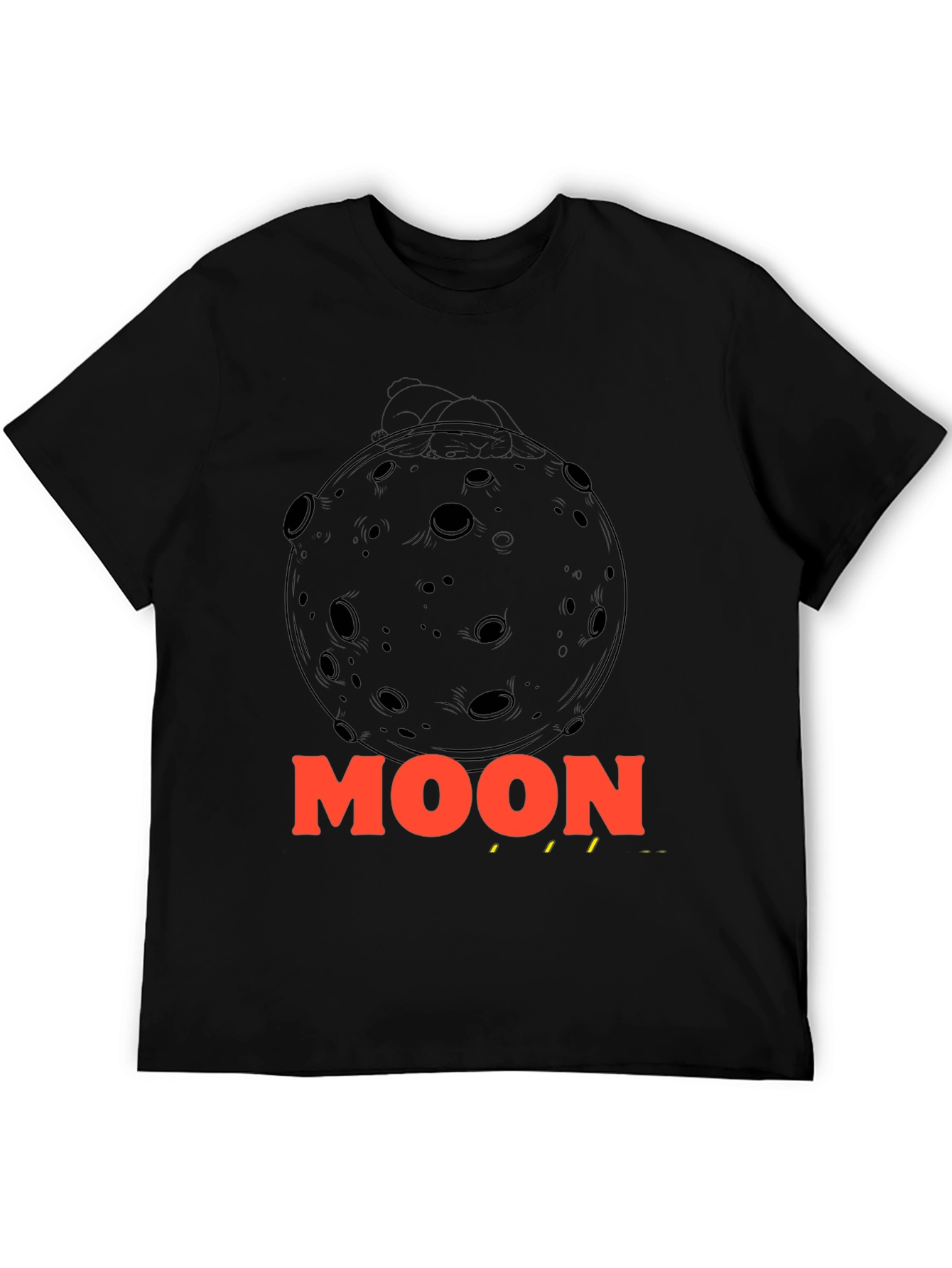 Moon Graphic T-Shirt - Space Exploration Tee