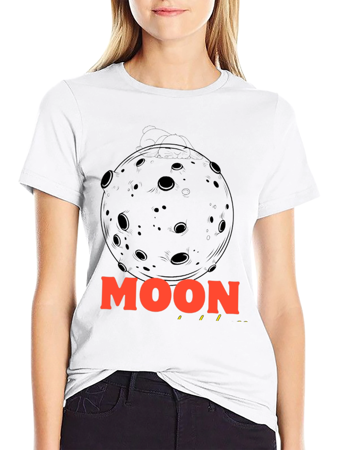 Moon Graphic T-Shirt - Space Exploration Tee