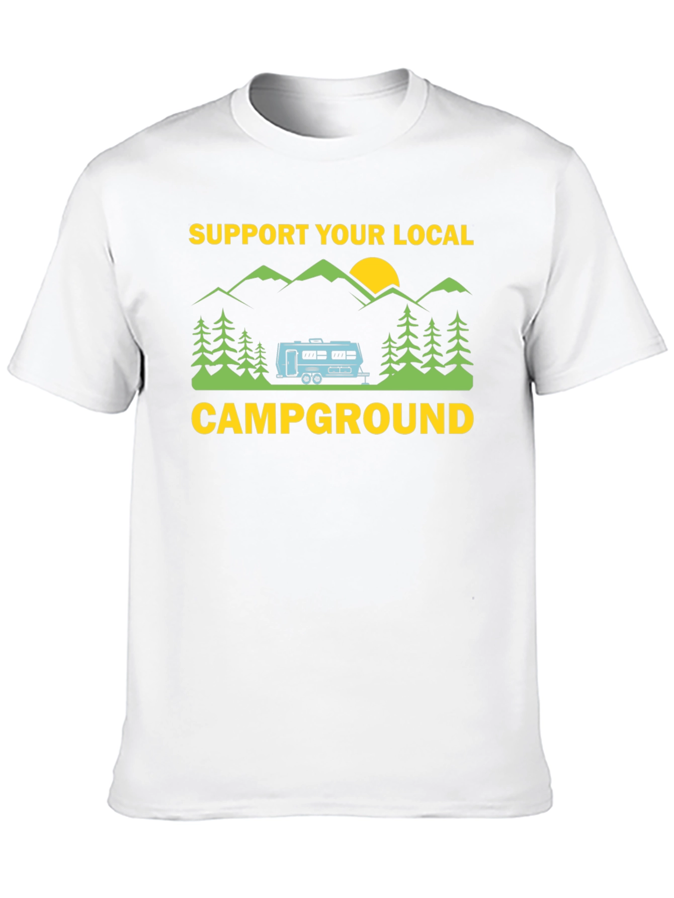 Support Your Local Campground Graphic Tee