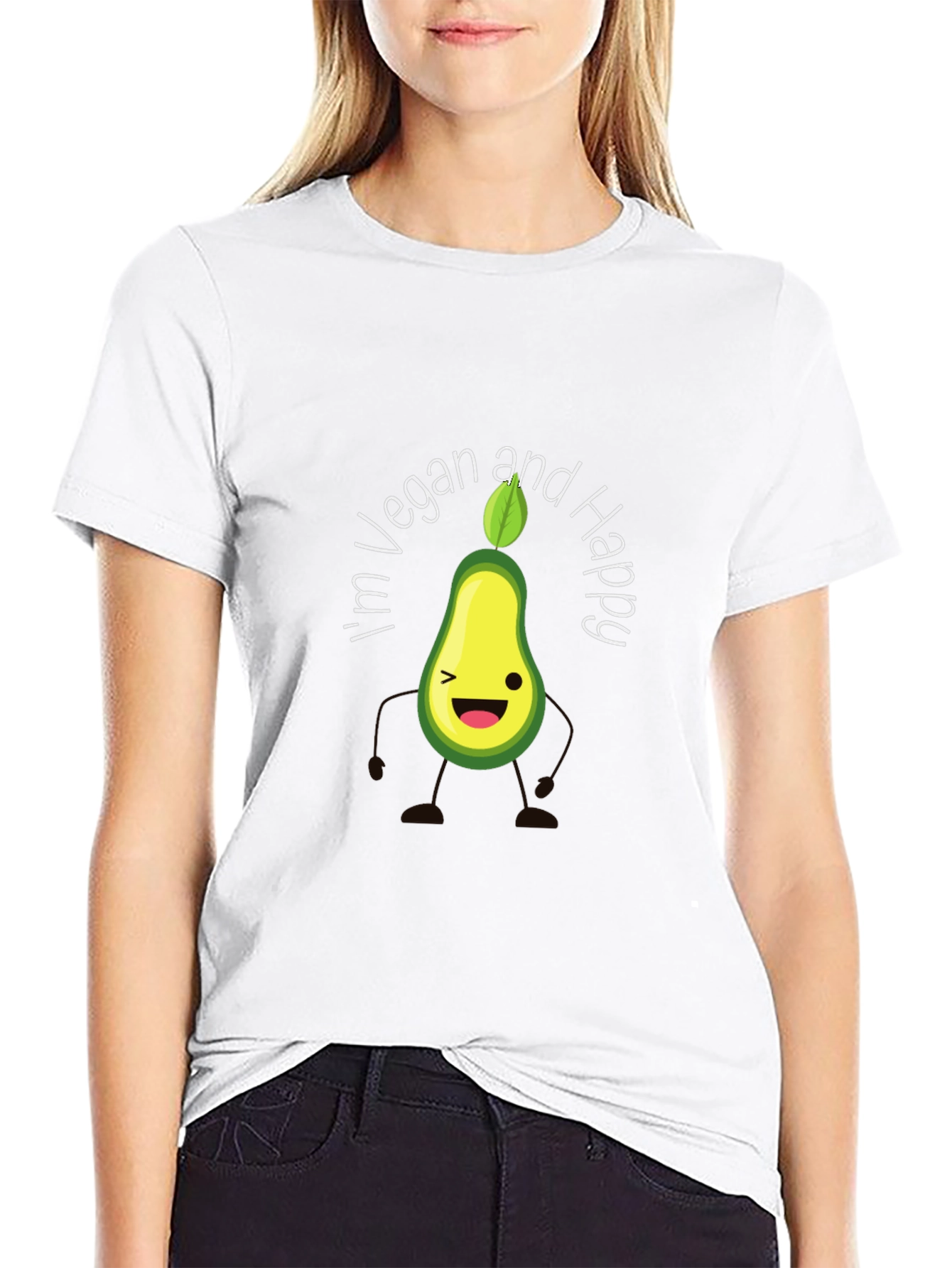 Vegan Avocado Graphic T-Shirt