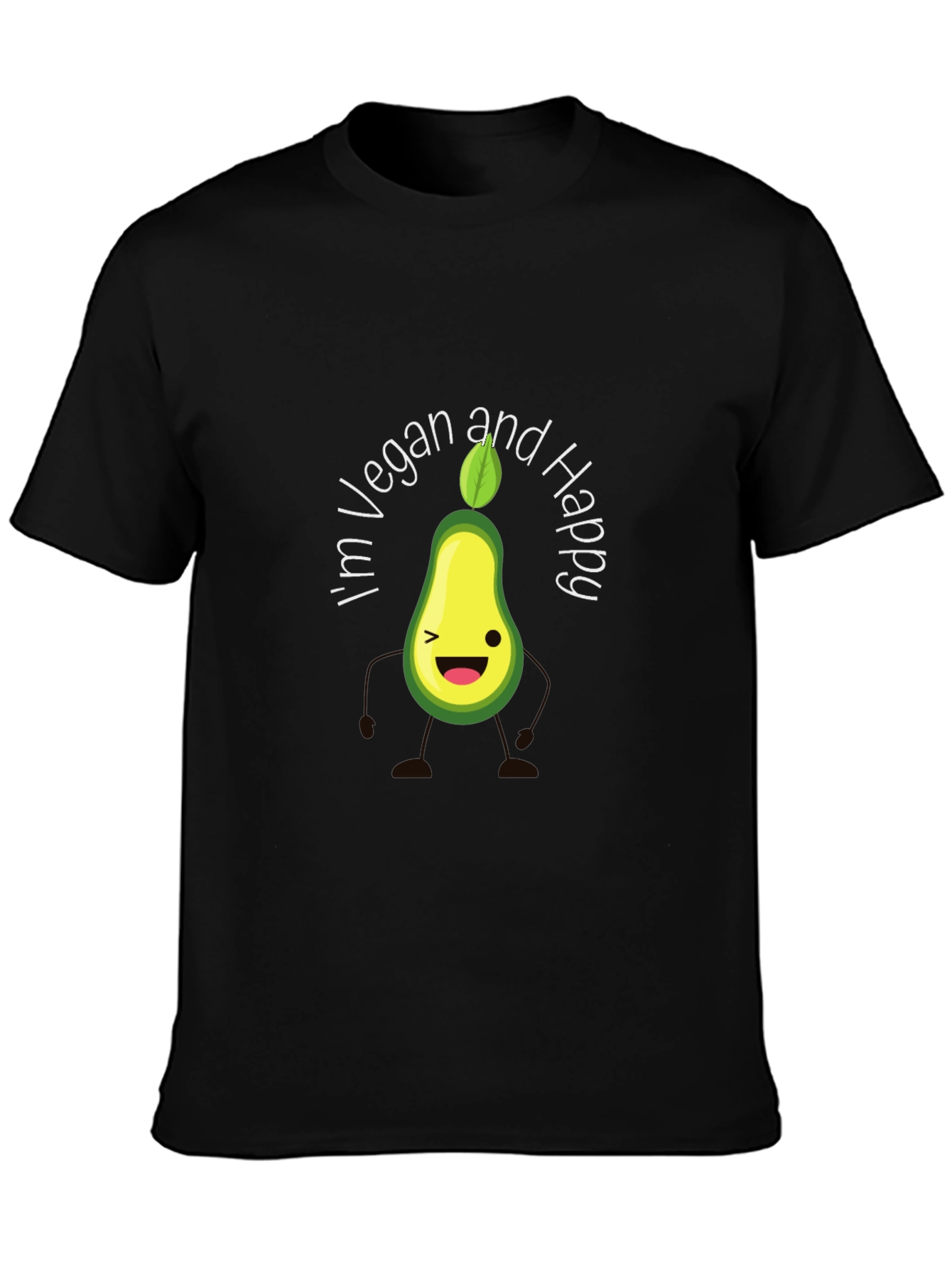 Vegan Avocado Graphic T-Shirt