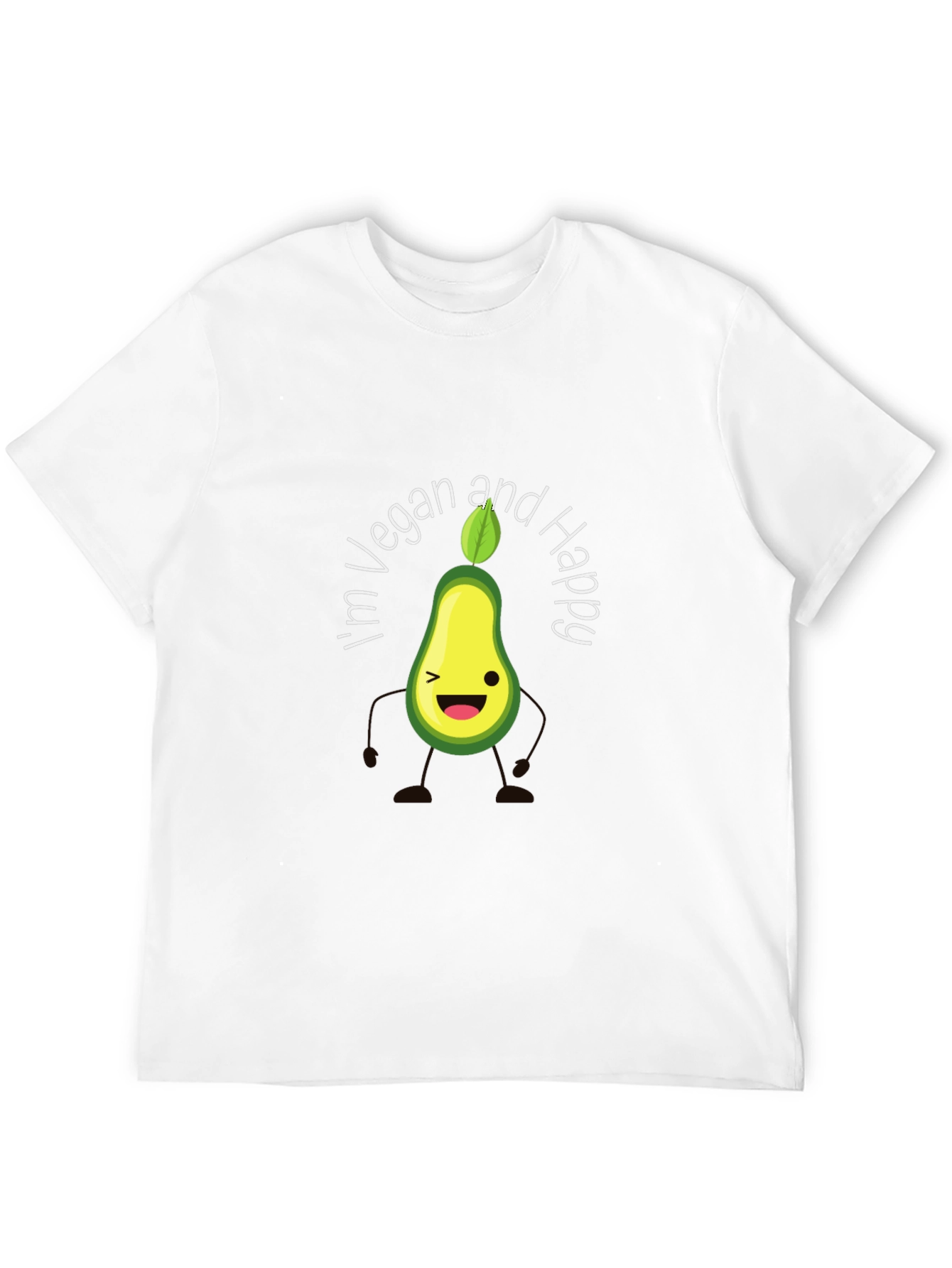 Vegan Avocado Graphic T-Shirt