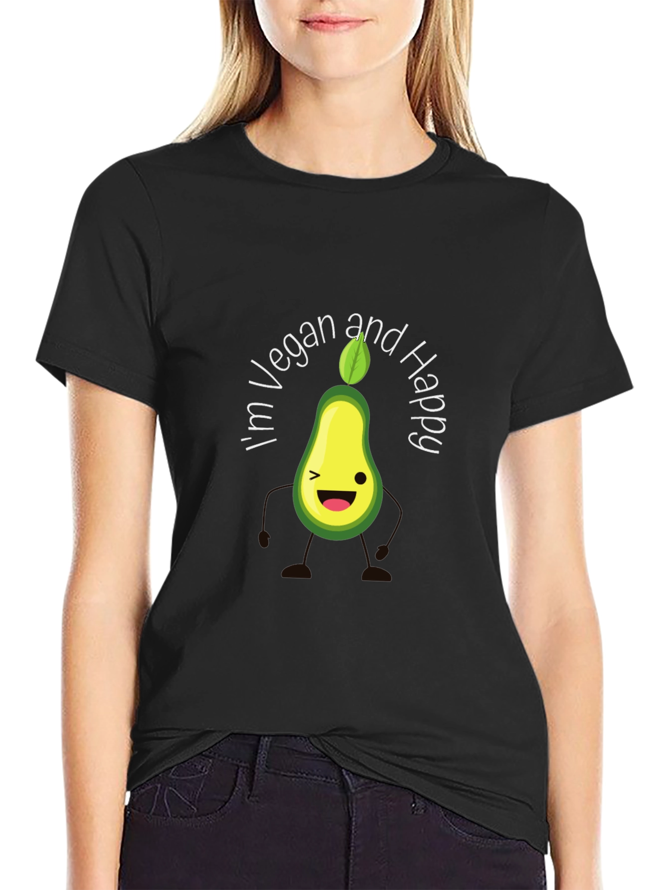 Vegan Avocado Graphic T-Shirt
