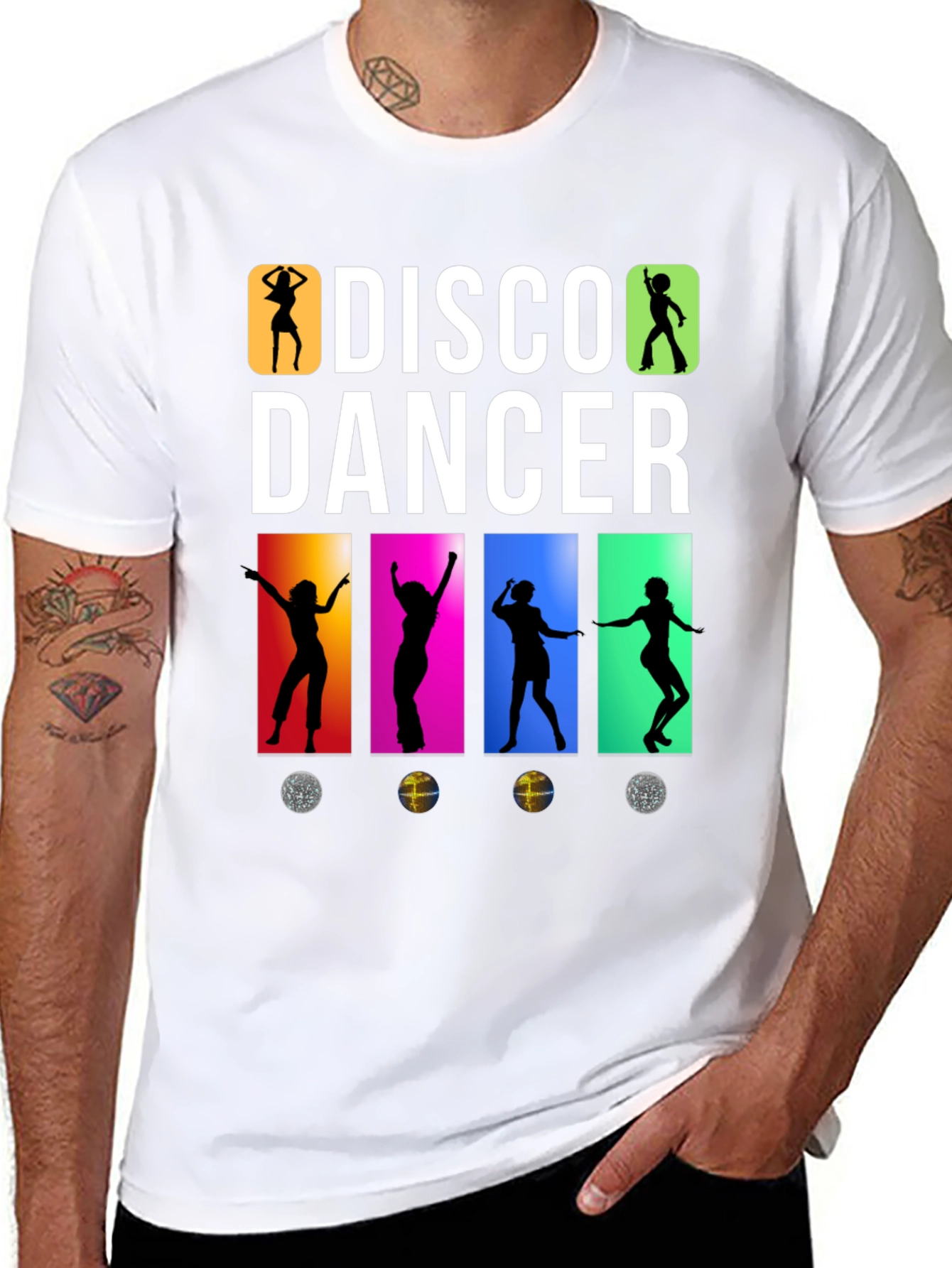 Retro Disco Dancer Graphic Tee
