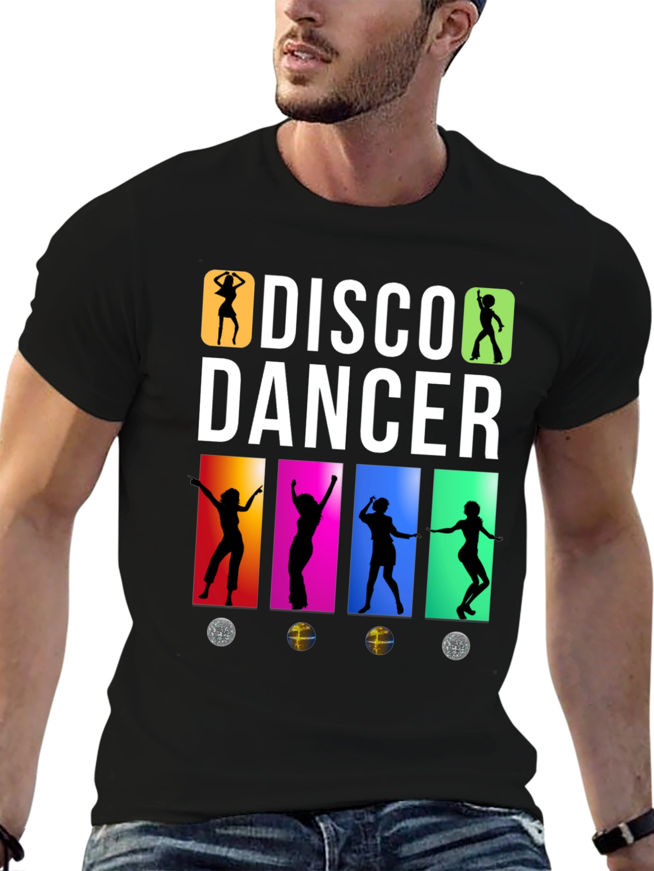 Retro Disco Dancer Graphic Tee