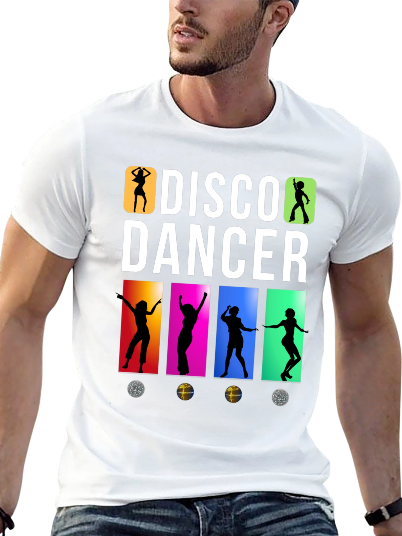 Retro Disco Dancer Graphic Tee