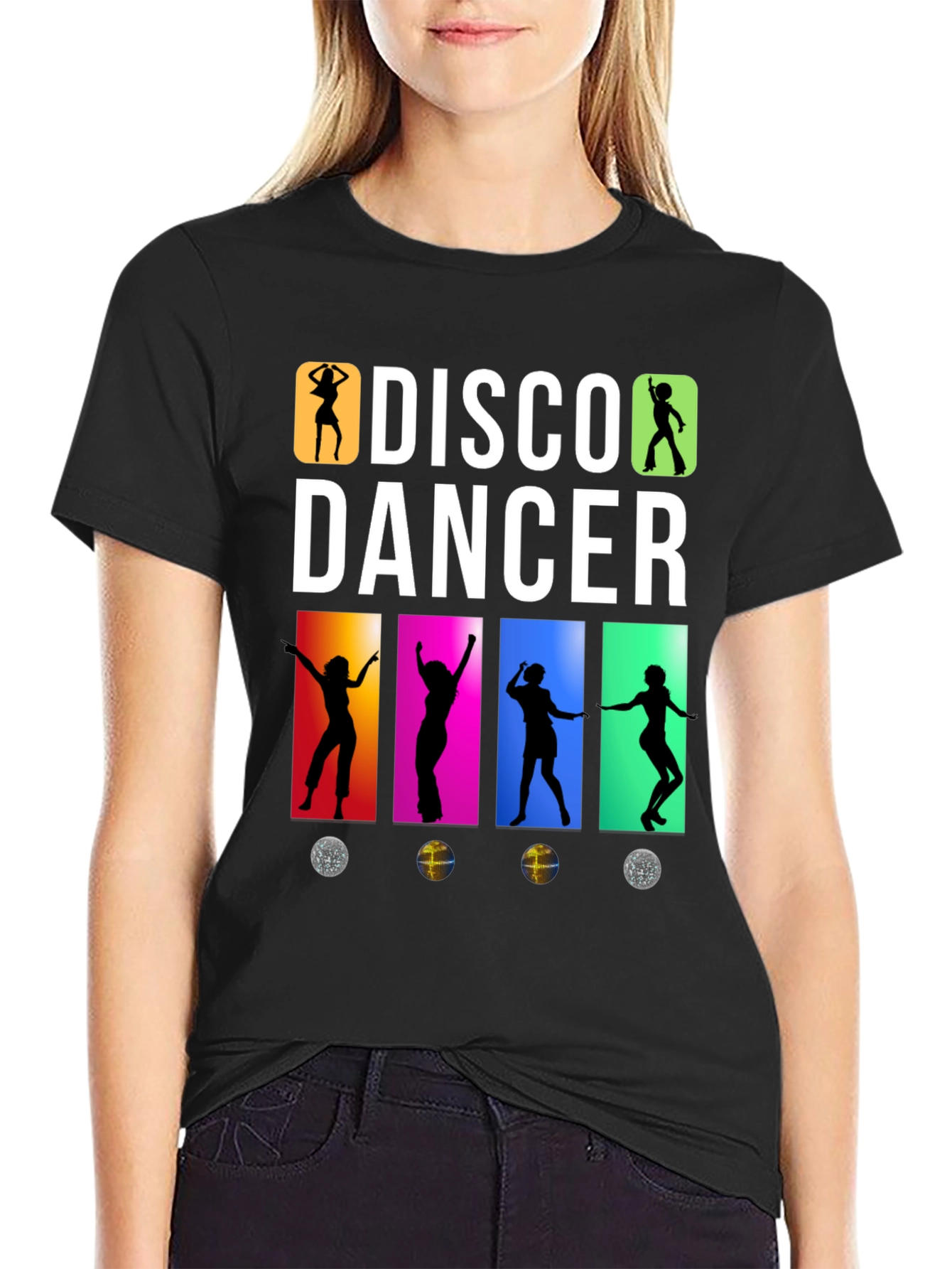 Retro Disco Dancer Graphic Tee