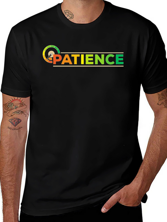 Patience Level Meter T-Shirt - Funny Graphic Tee