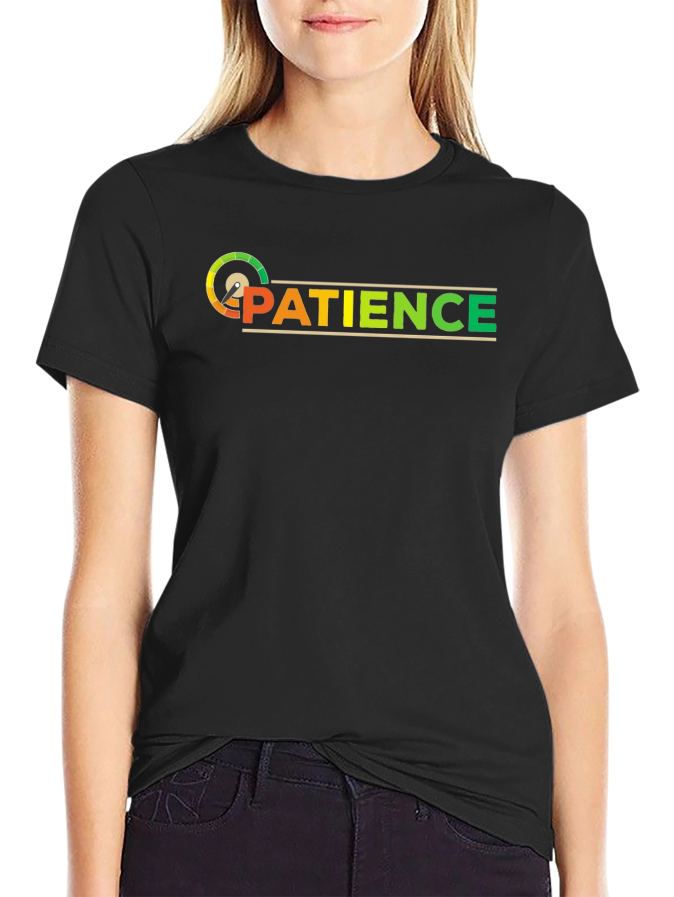 Patience Level Meter T-Shirt - Funny Graphic Tee