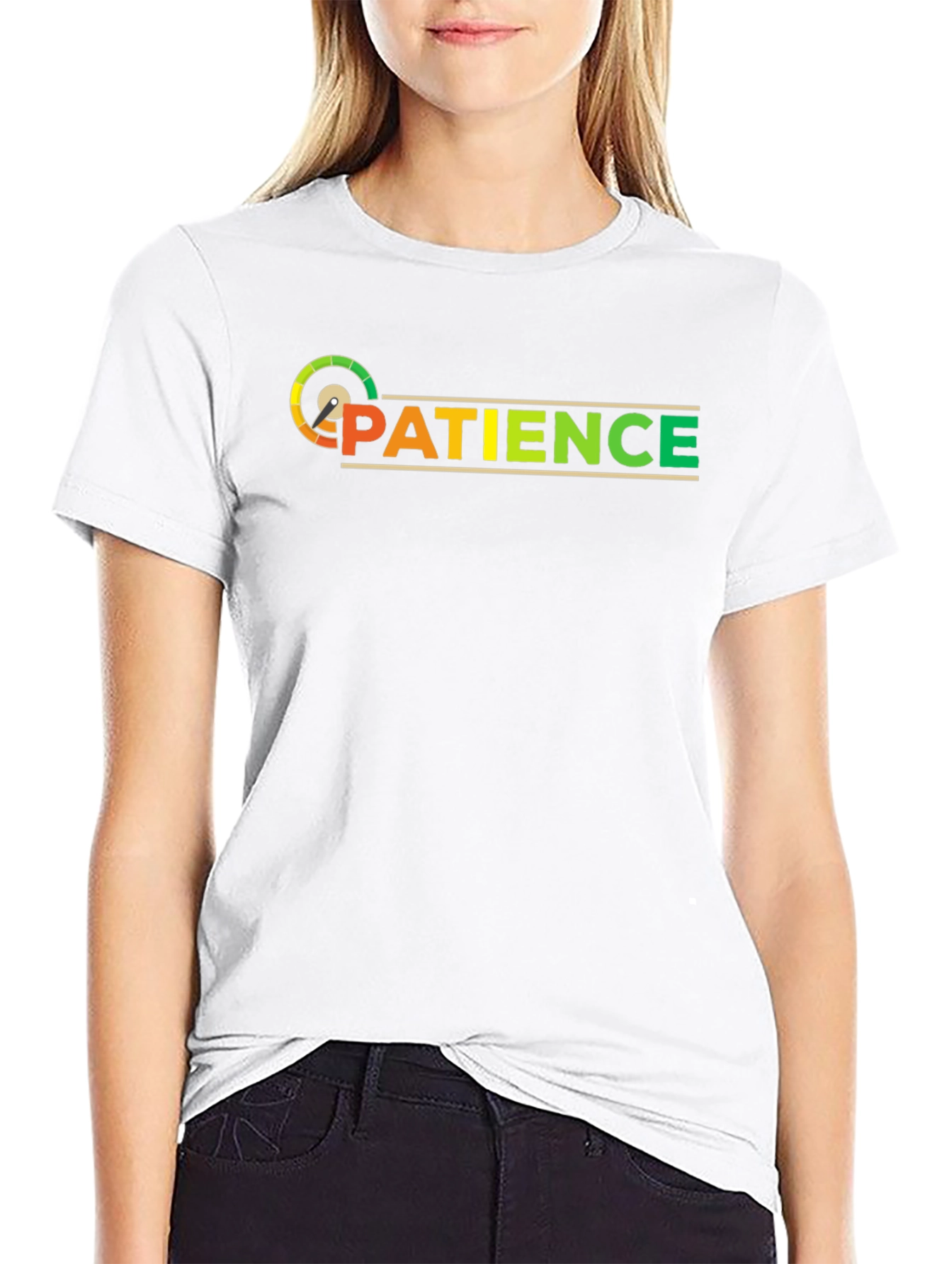 Patience Level Meter T-Shirt - Funny Graphic Tee