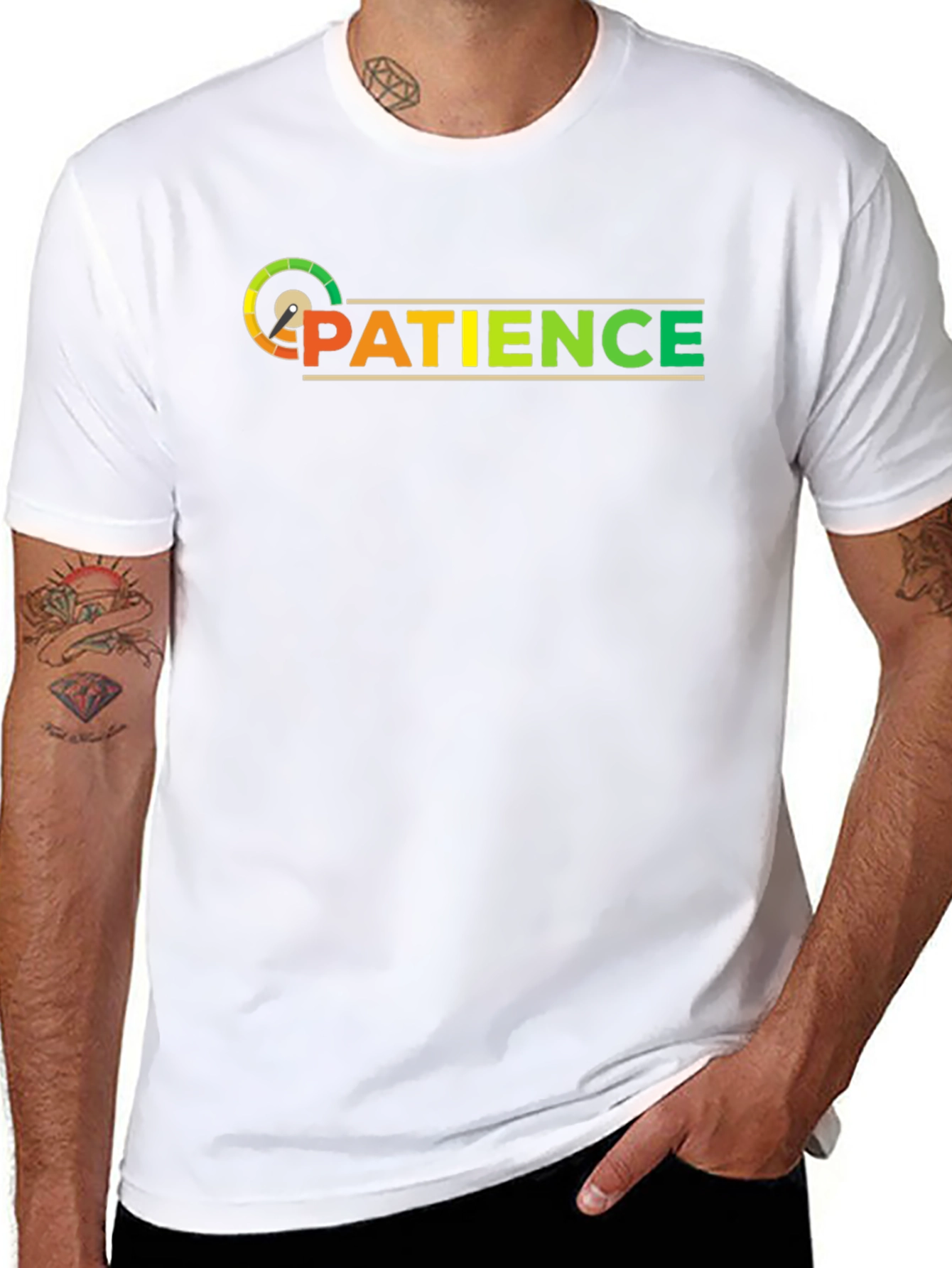 Patience Level Meter T-Shirt - Funny Graphic Tee