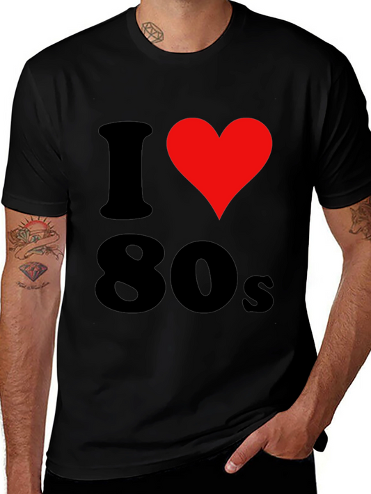 I Love the 80s Black T-Shirt