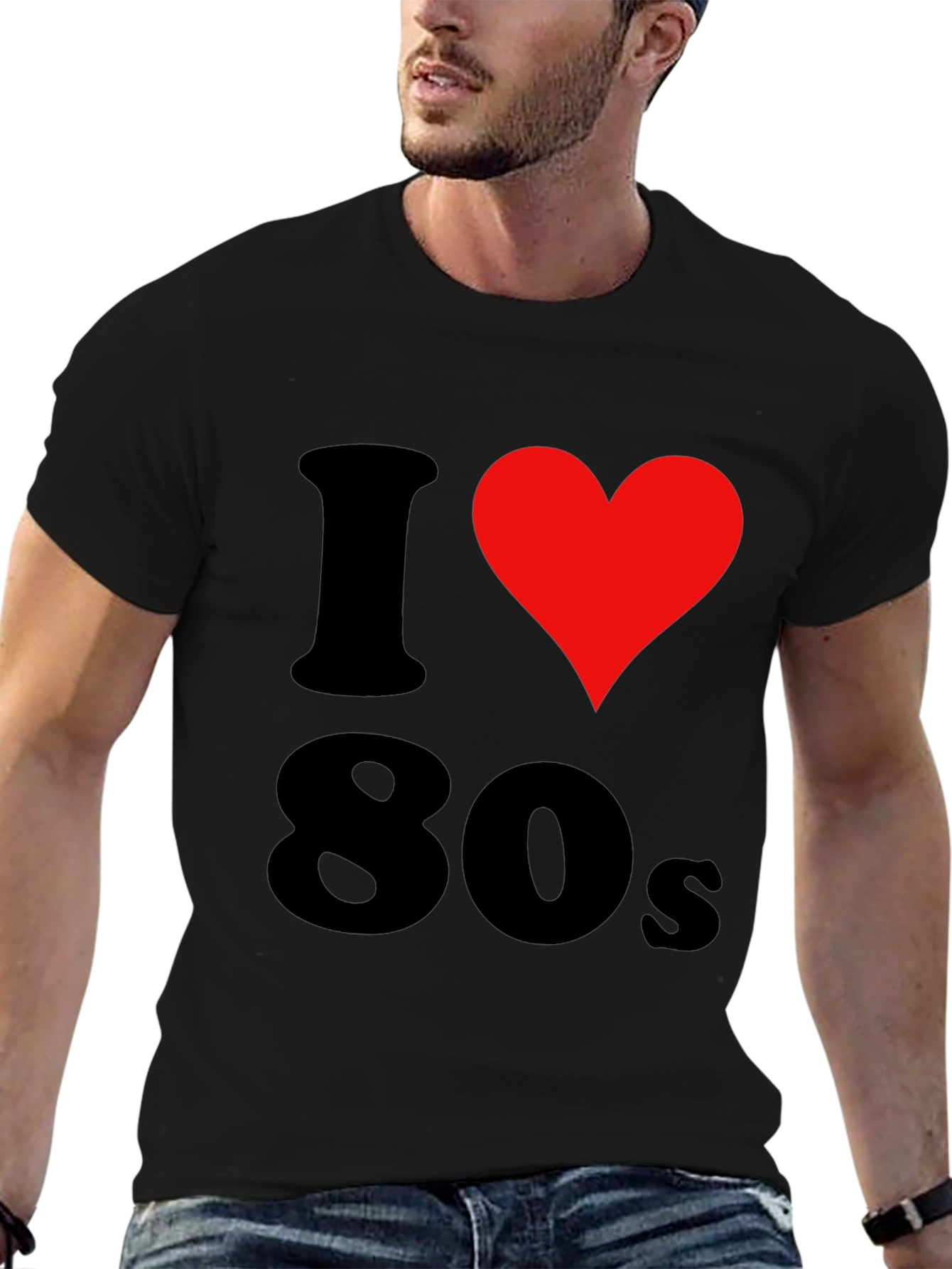 I Love the 80s Black T-Shirt