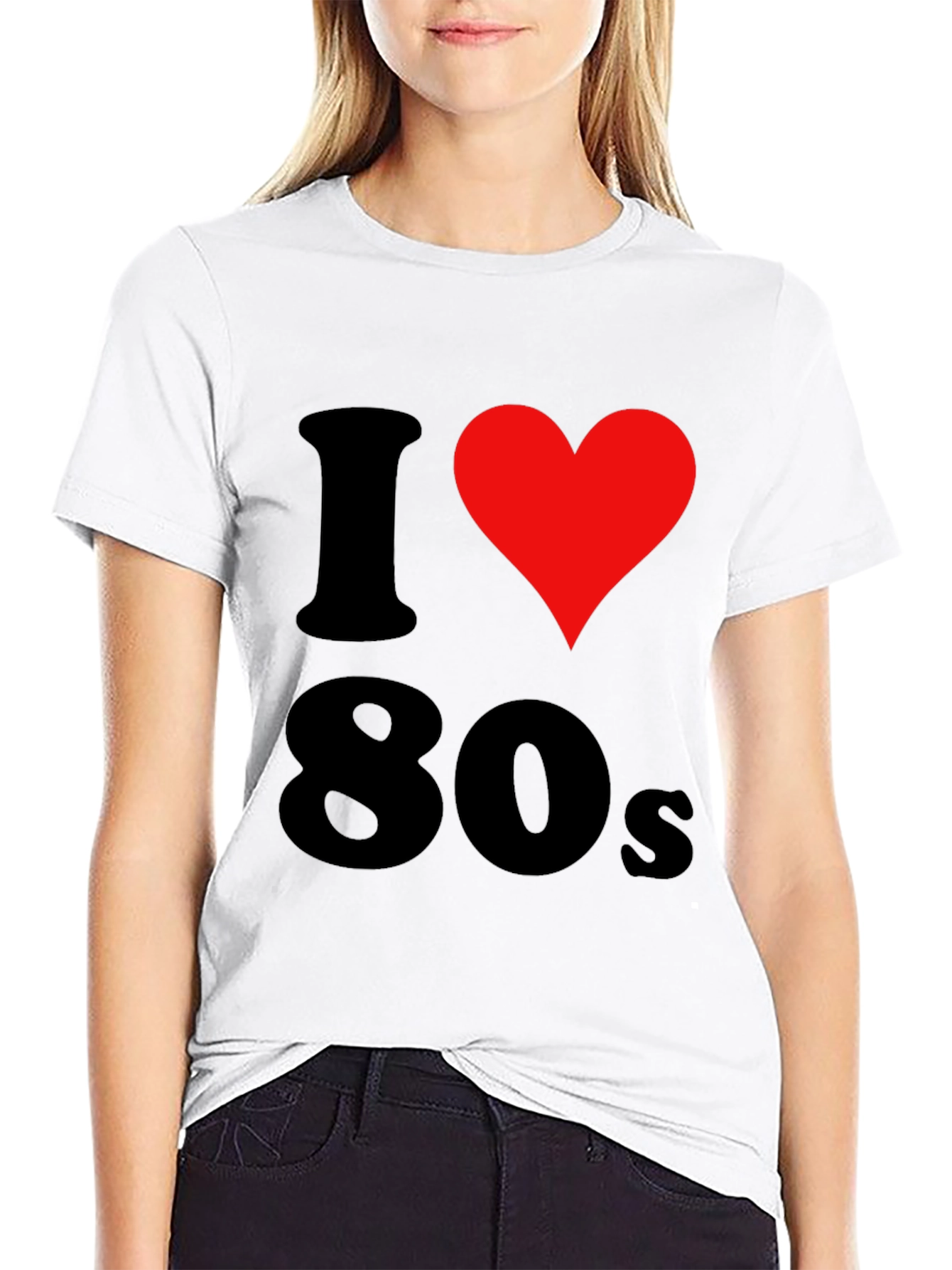 I Love the 80s Black T-Shirt