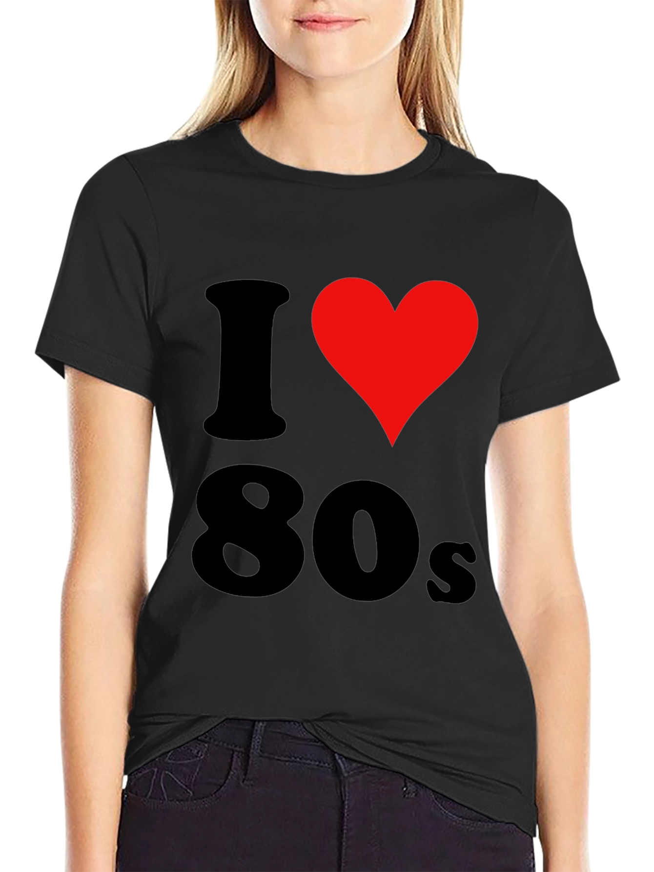 I Love the 80s Black T-Shirt