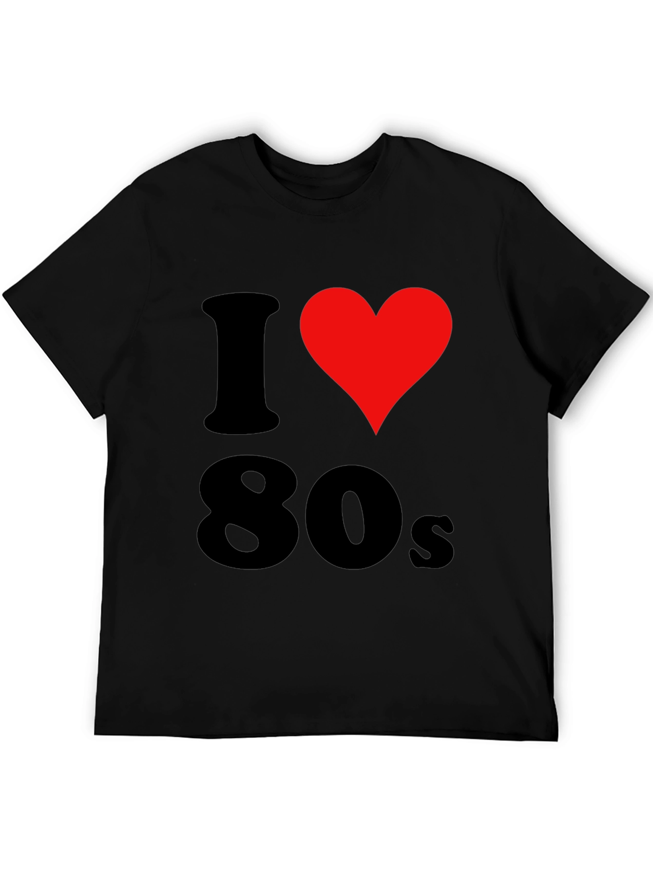 I Love the 80s Black T-Shirt