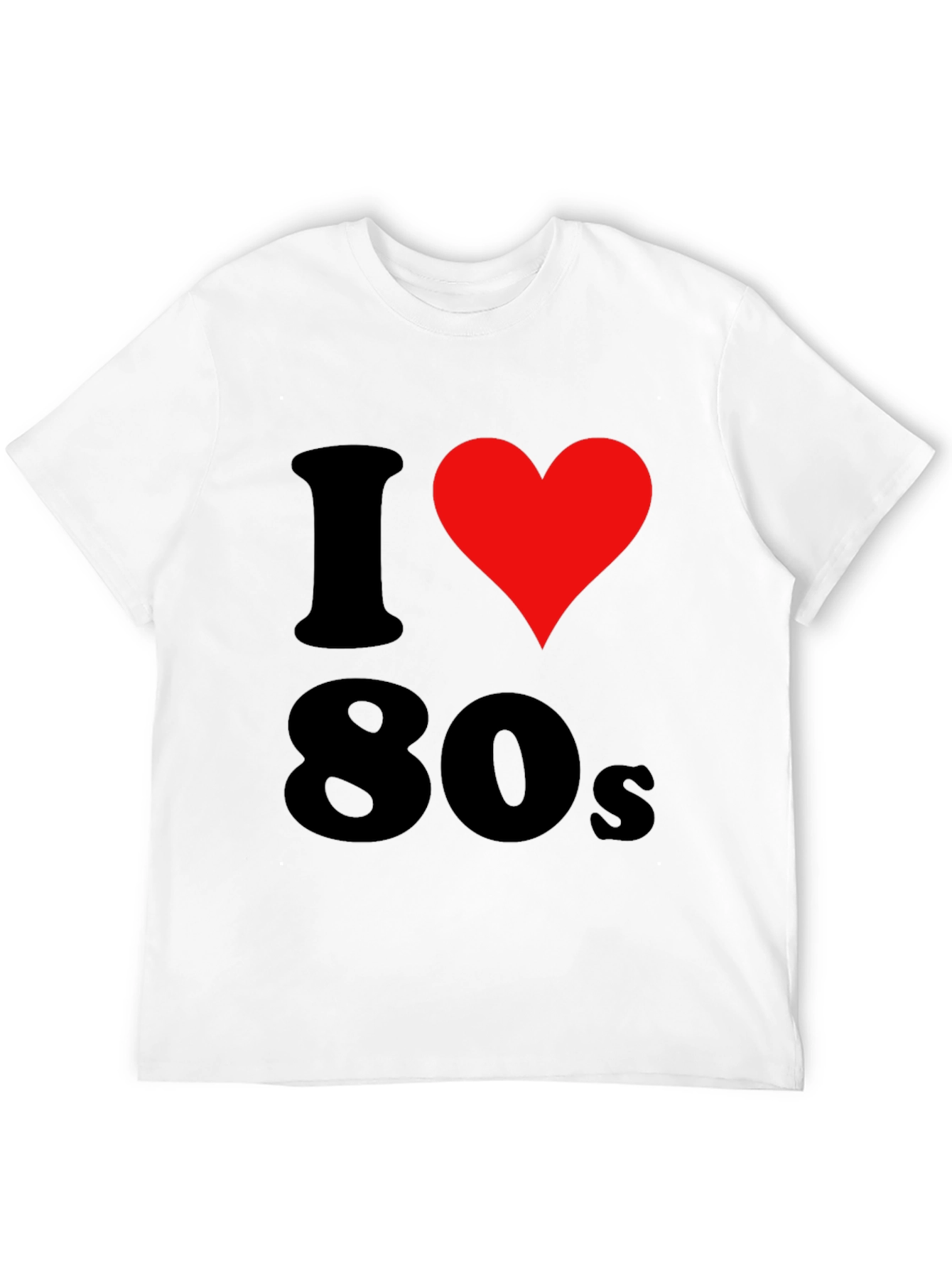 I Love the 80s Black T-Shirt