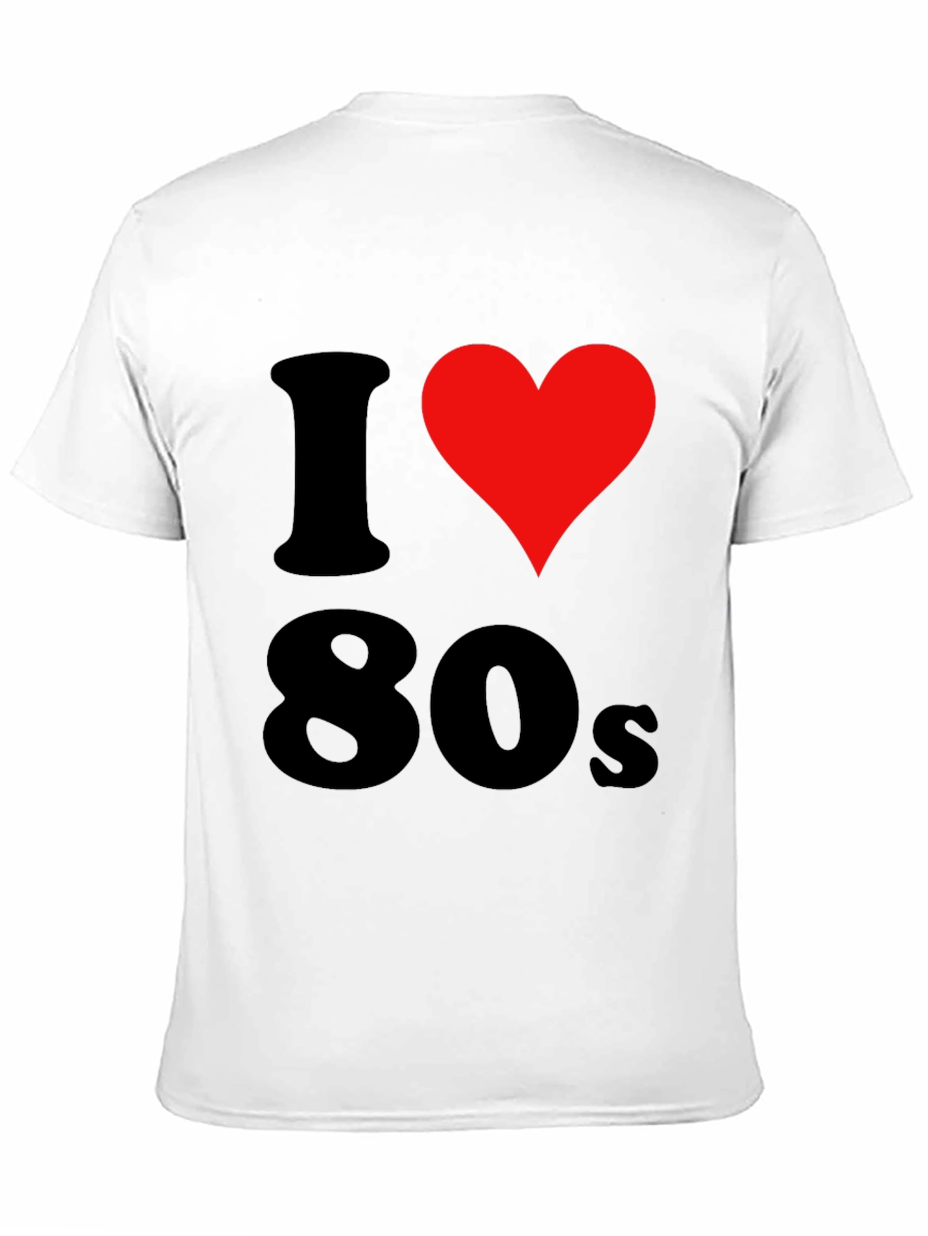 I Love the 80s Black T-Shirt