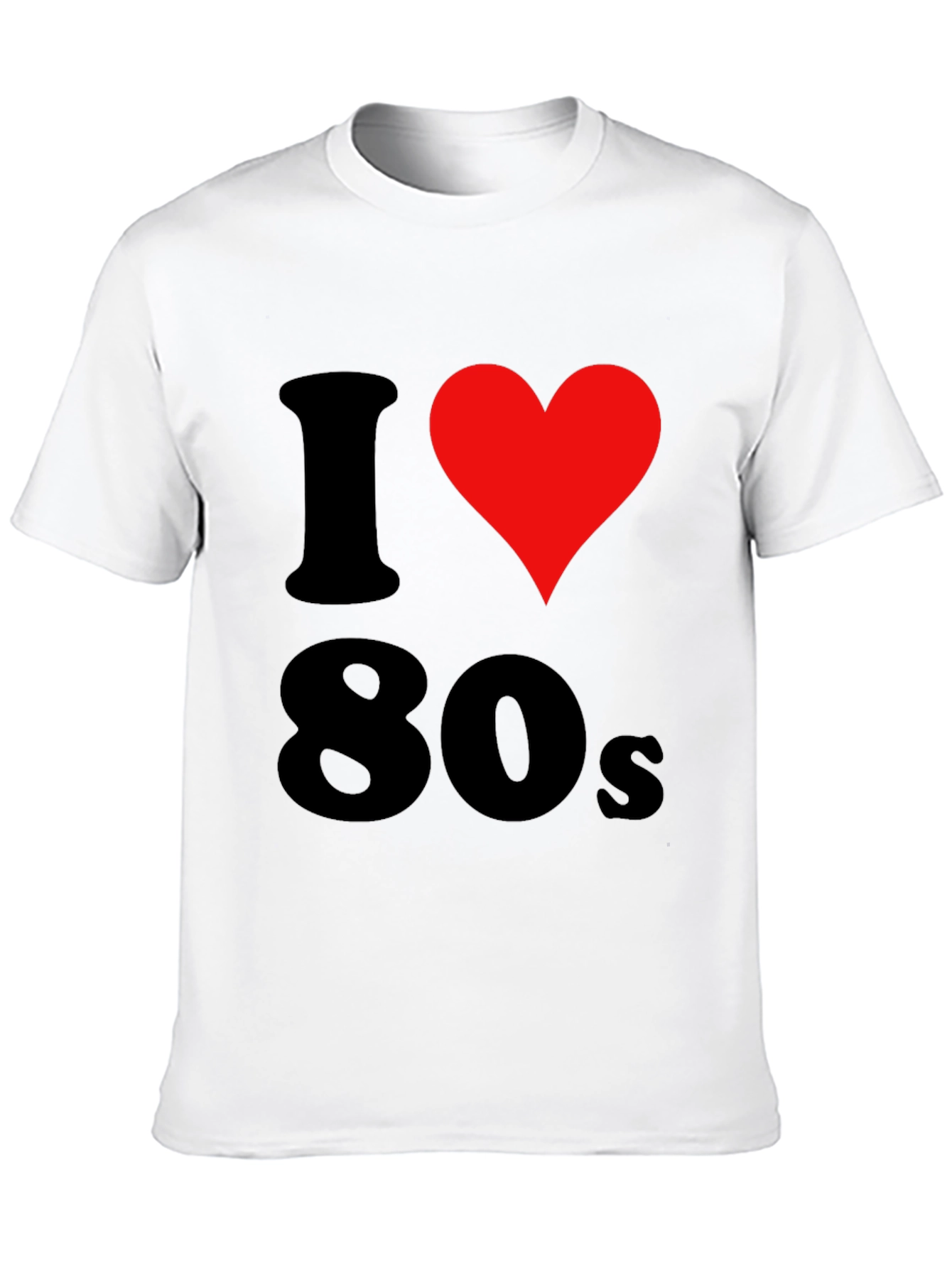 I Love the 80s Black T-Shirt
