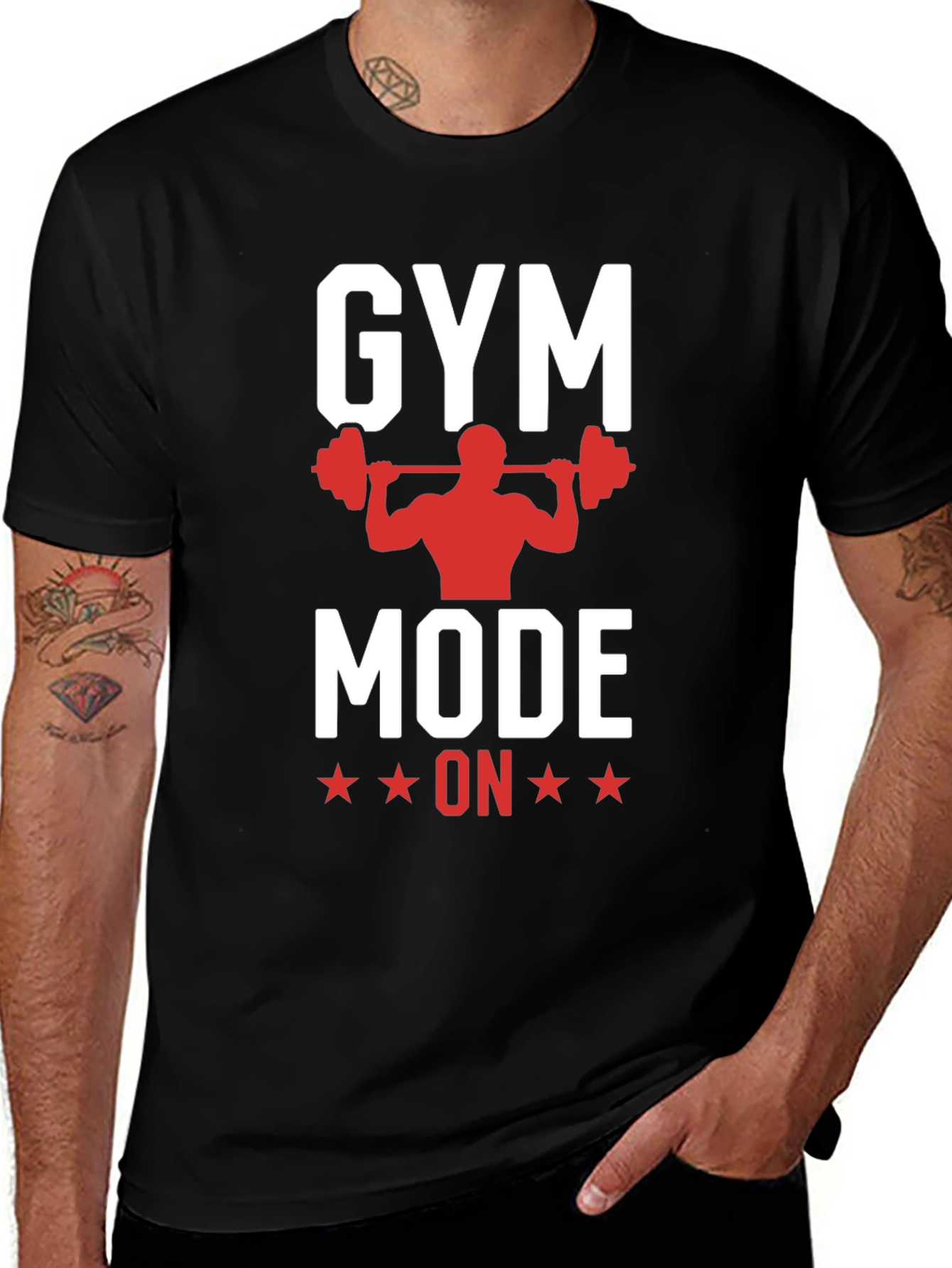 Gym Mode On T-Shirt - Workout Motivation