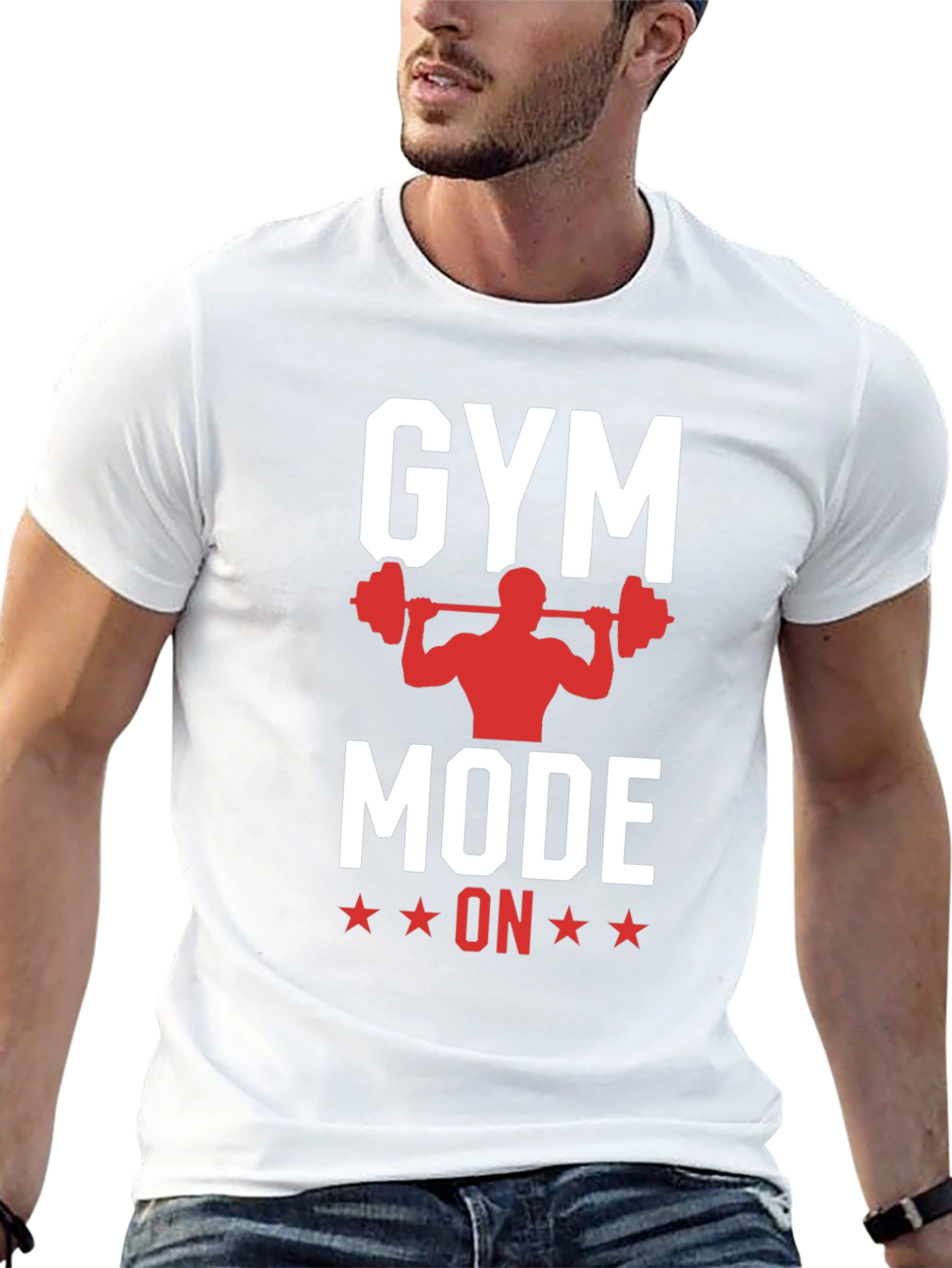 Gym Mode On T-Shirt - Workout Motivation