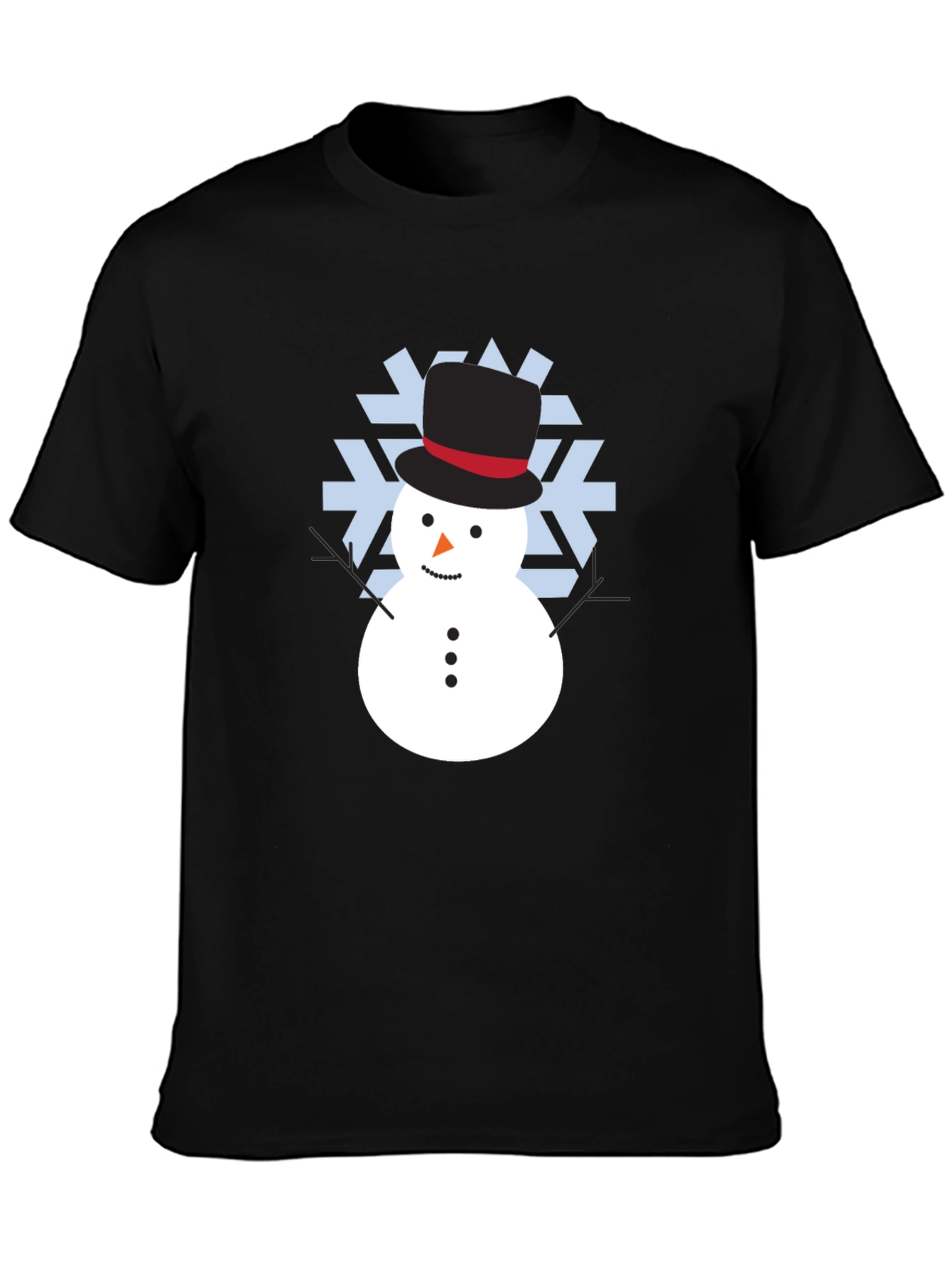 Snowman Graphic Tee - Holiday Fun