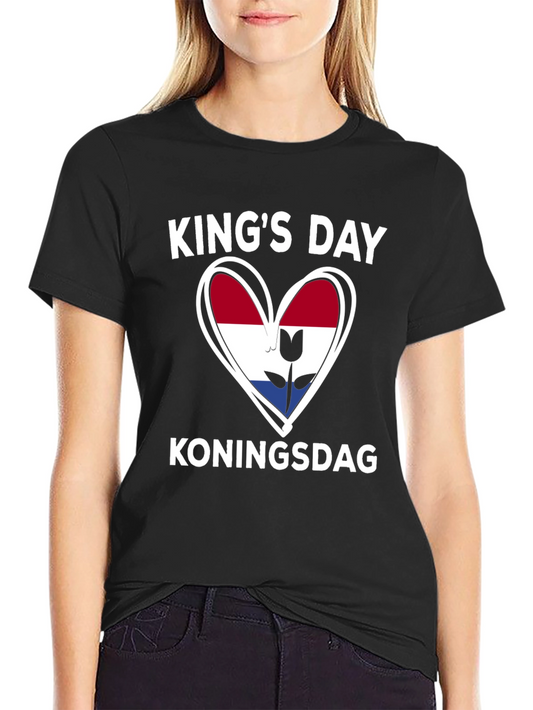 Kings Day Koningsdag T-Shirt - Netherlands Celebration Tee