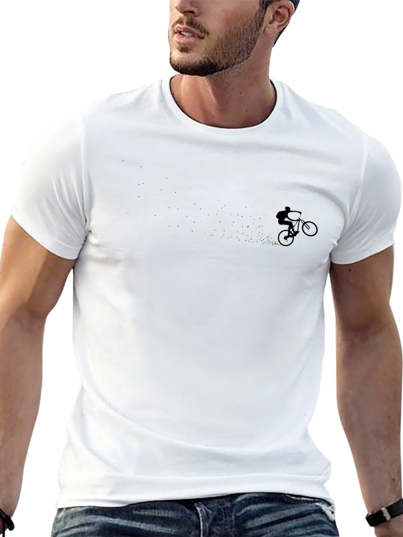 Black Mountain Bike Rider T-Shirt