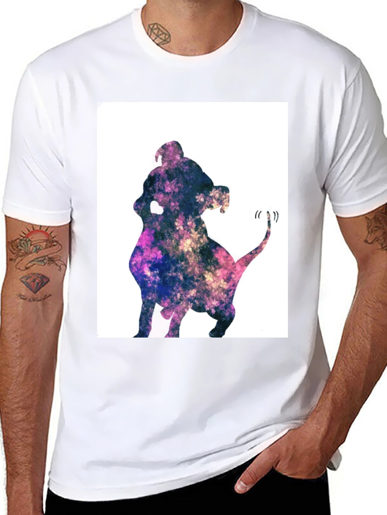 Space Dog T-Shirt - Unique Graphic Tee