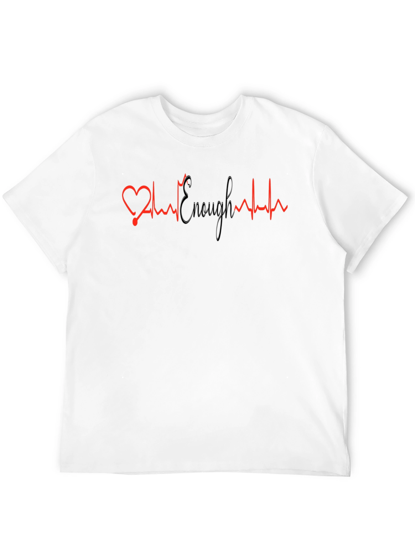 Heartbeat Enough Graphic Tee