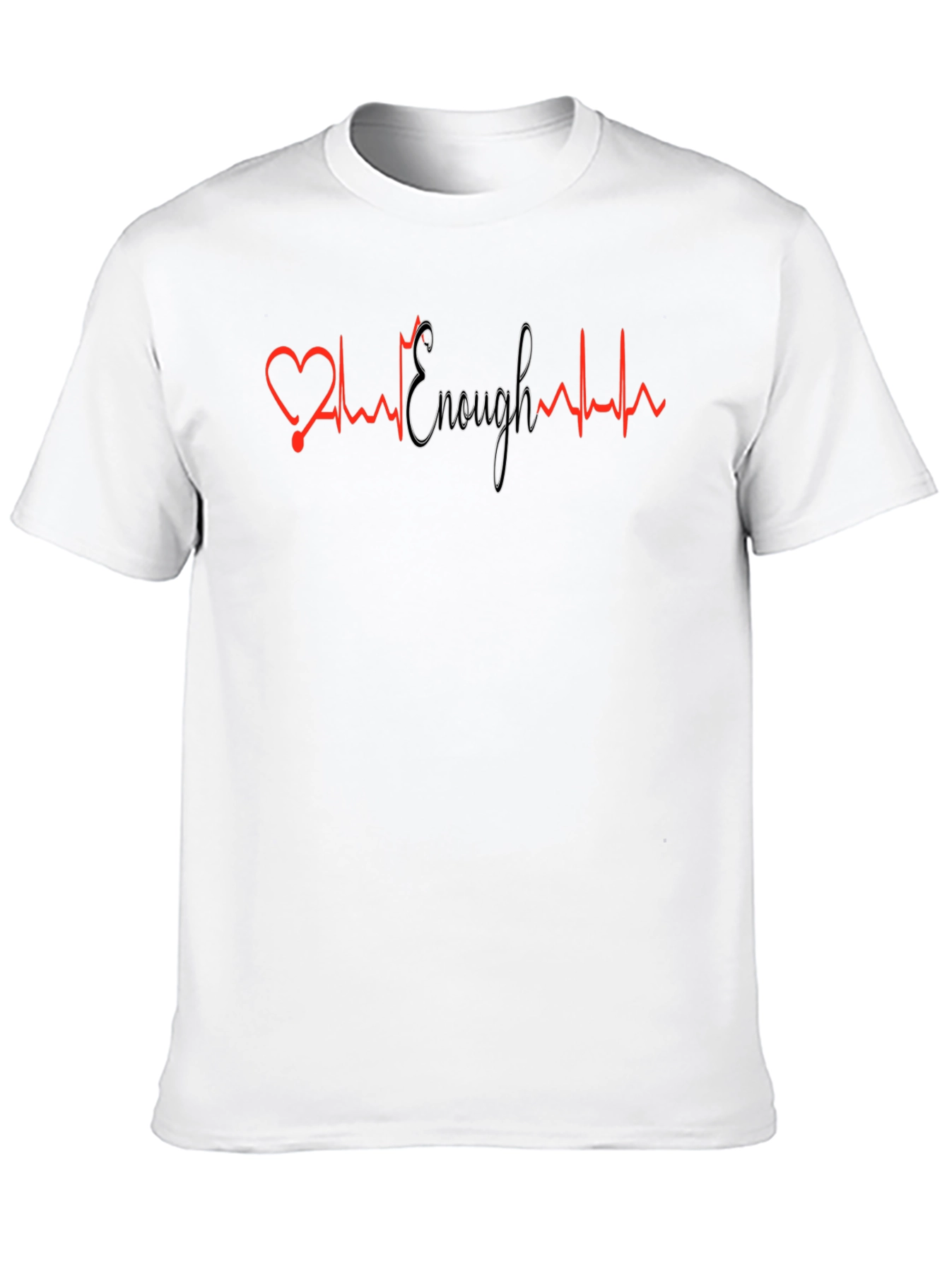 Heartbeat Enough Graphic Tee
