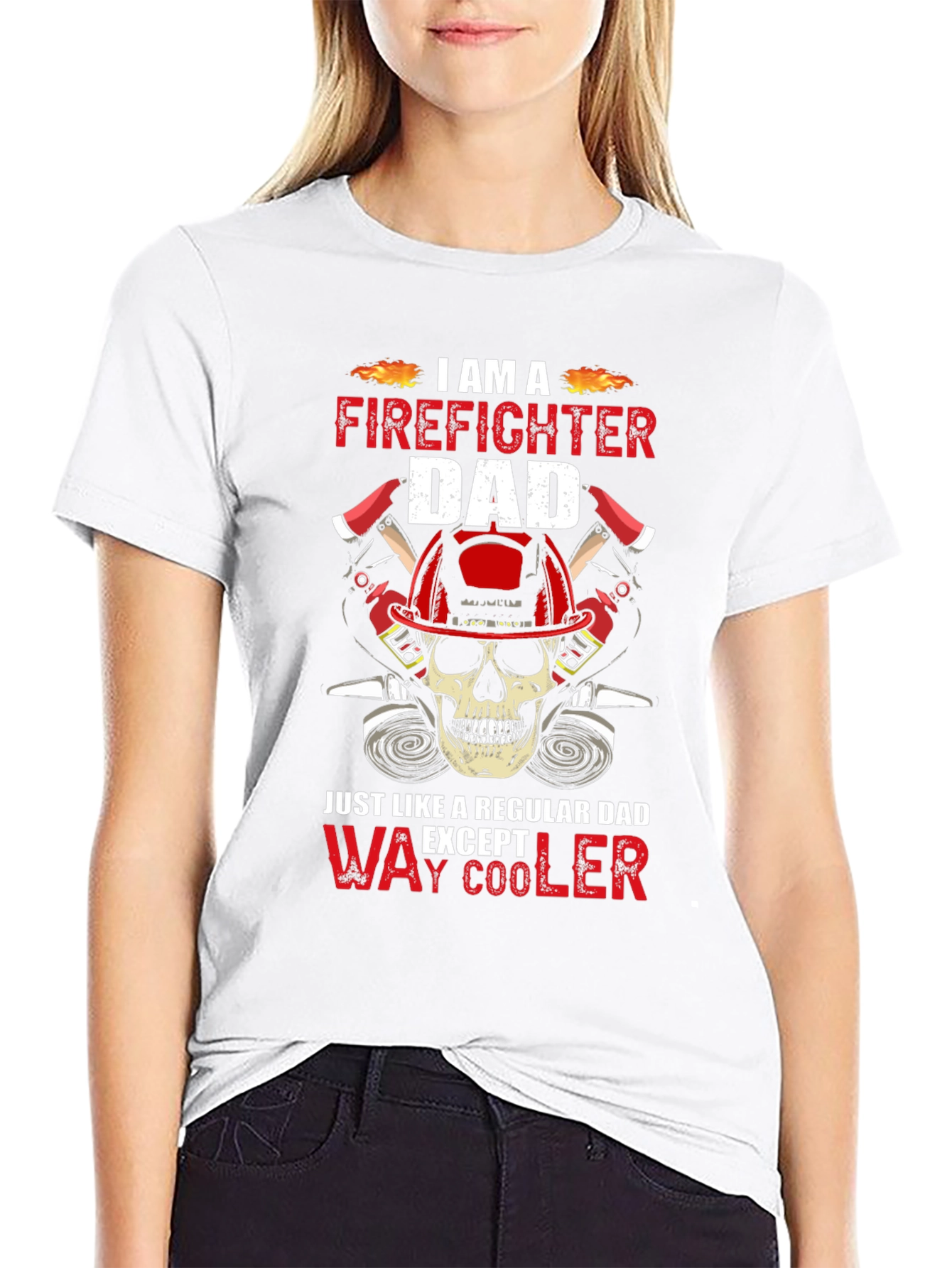 Firefighter Dad Graphic Tee