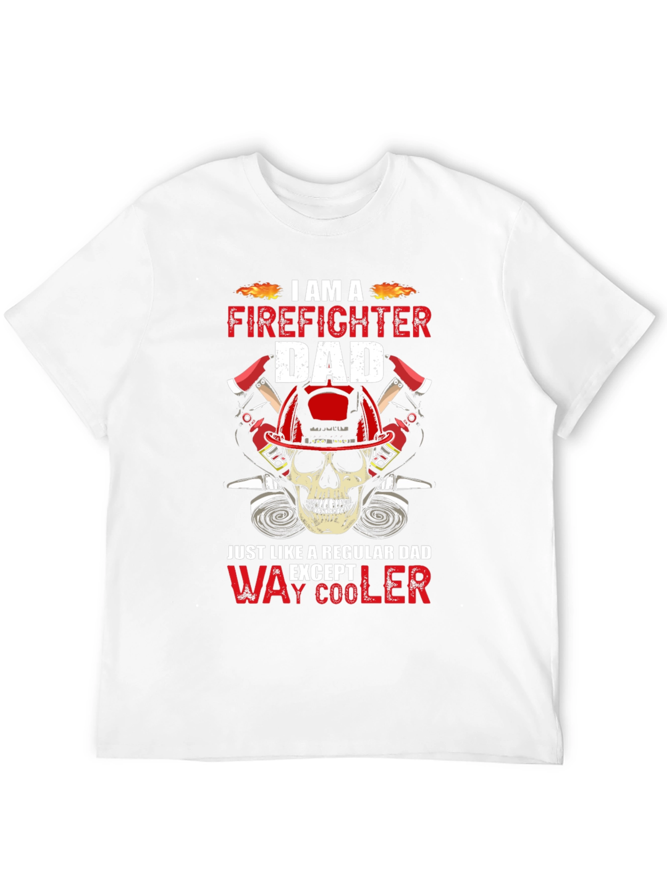 Firefighter Dad Graphic Tee