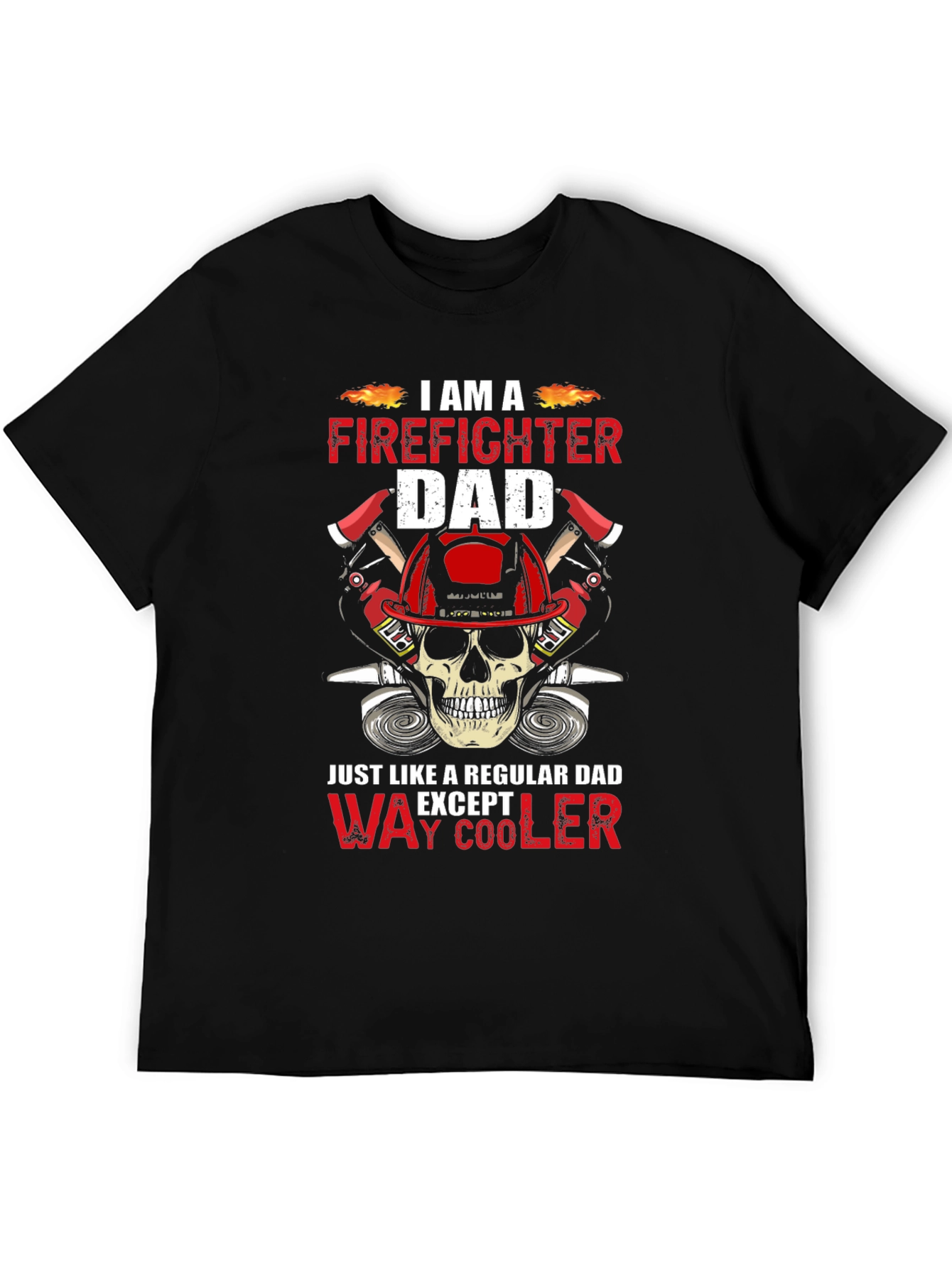 Firefighter Dad Graphic Tee