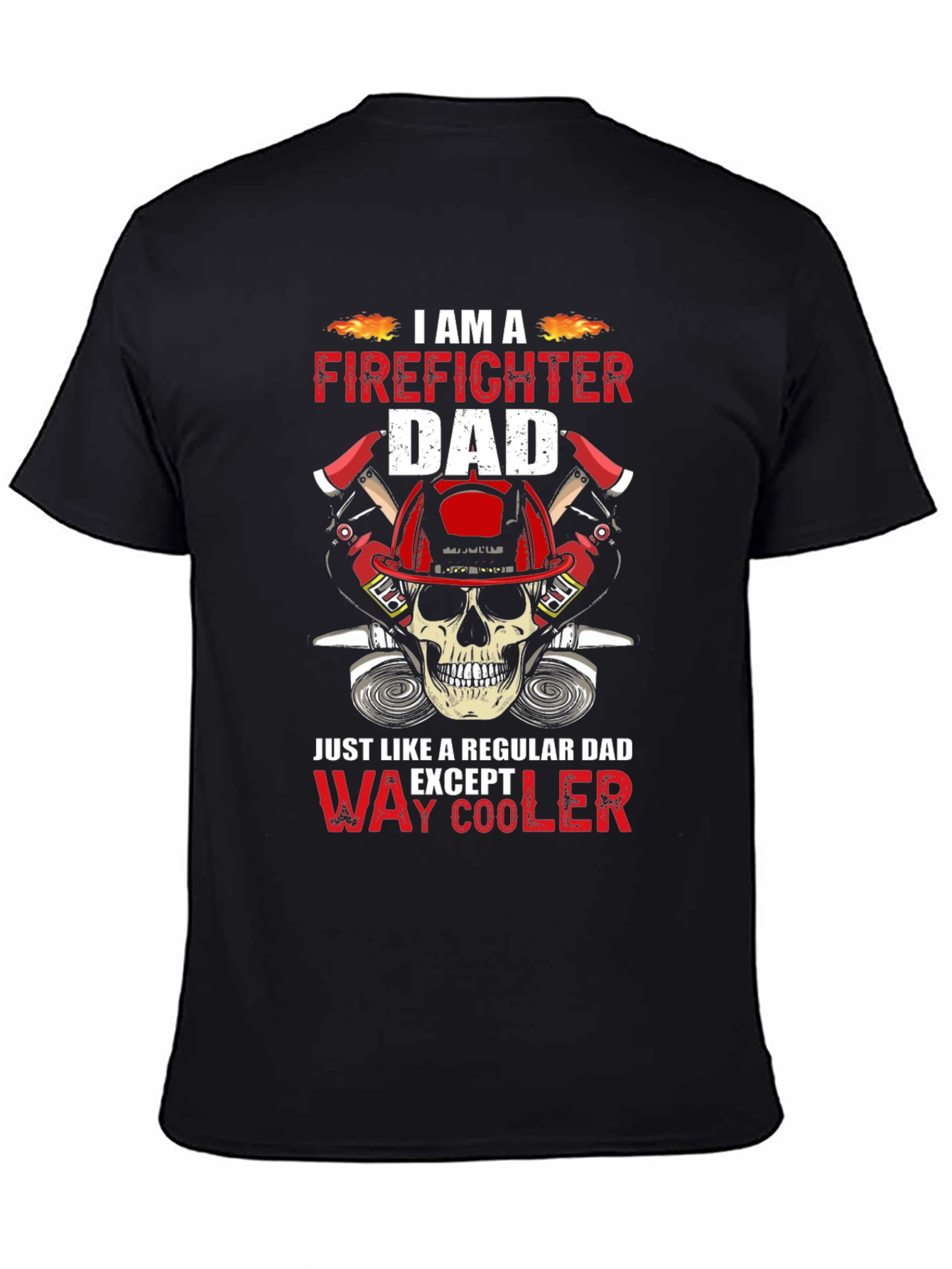 Firefighter Dad Graphic Tee
