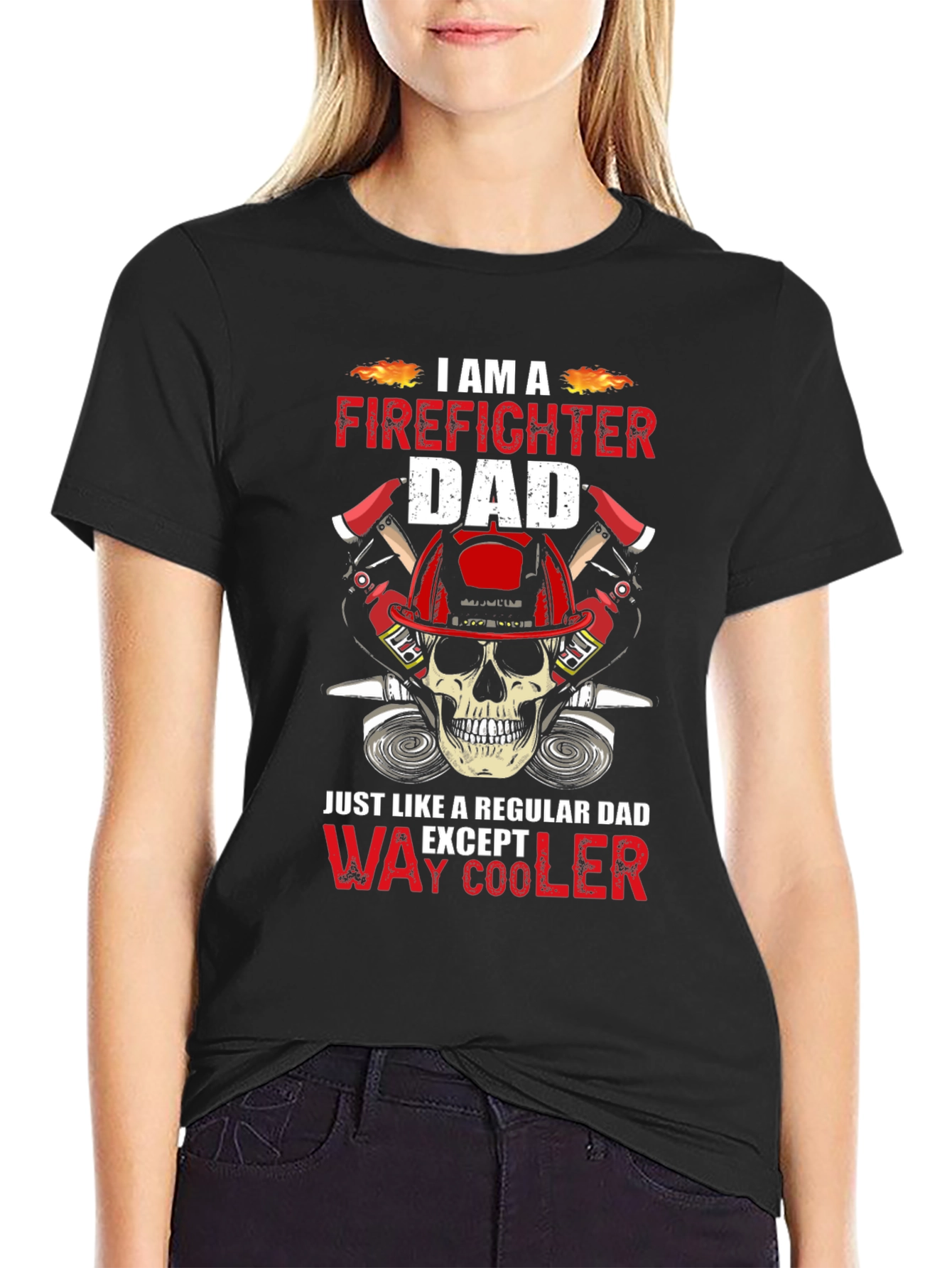 Firefighter Dad Graphic Tee