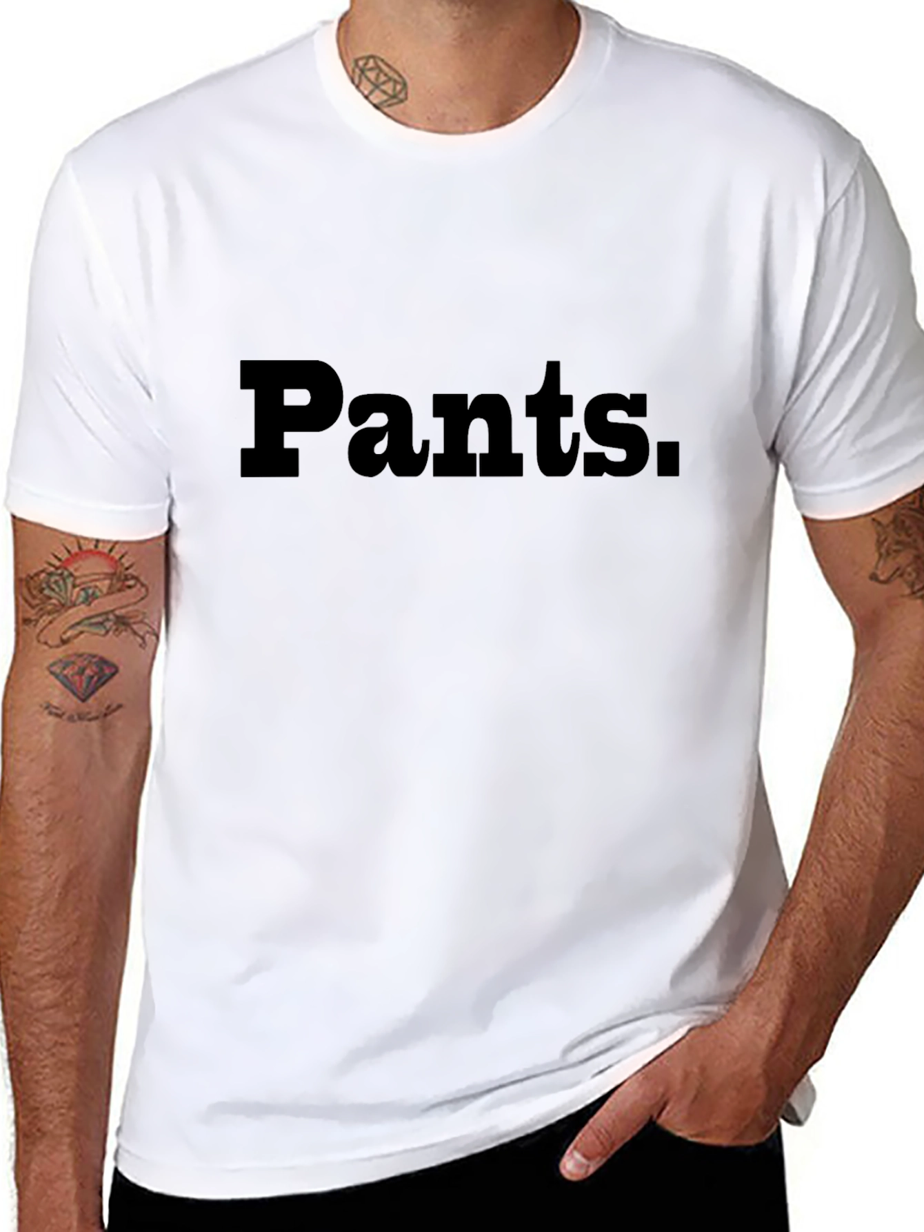 Pants. Statement T-Shirt - Classic & Comfortable