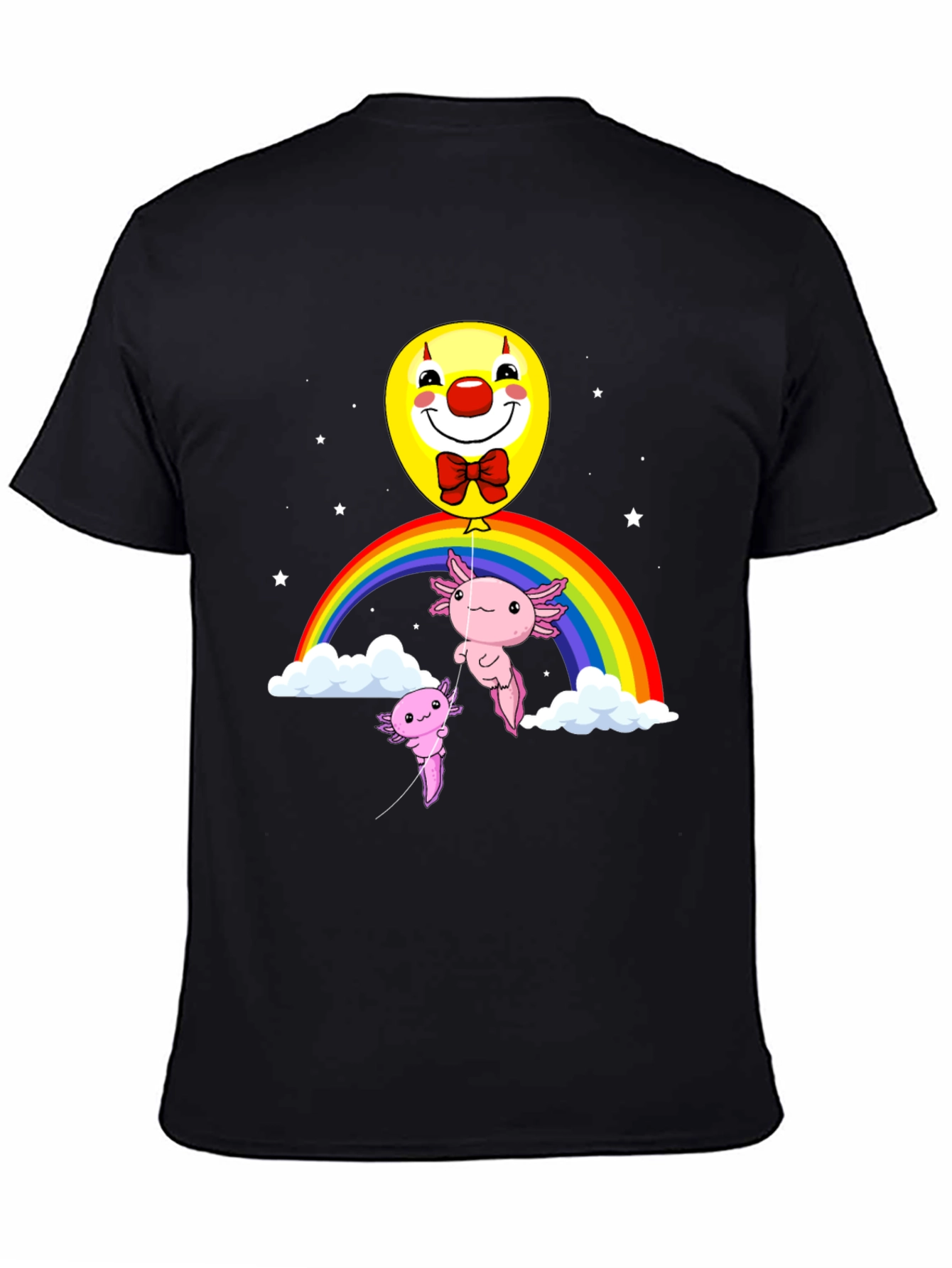 Axolotl Rainbow Clown Balloon T-Shirt