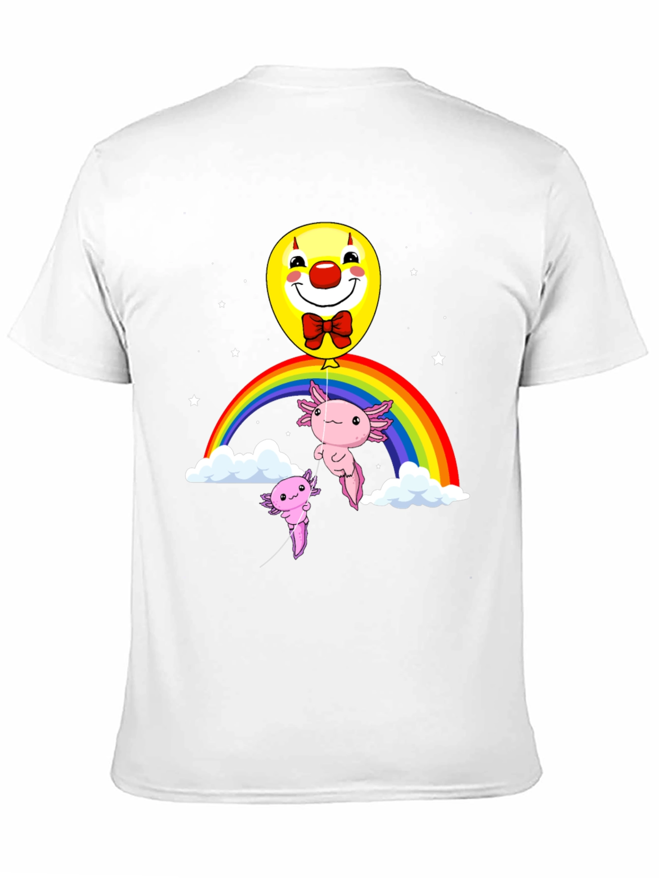 Axolotl Rainbow Clown Balloon T-Shirt
