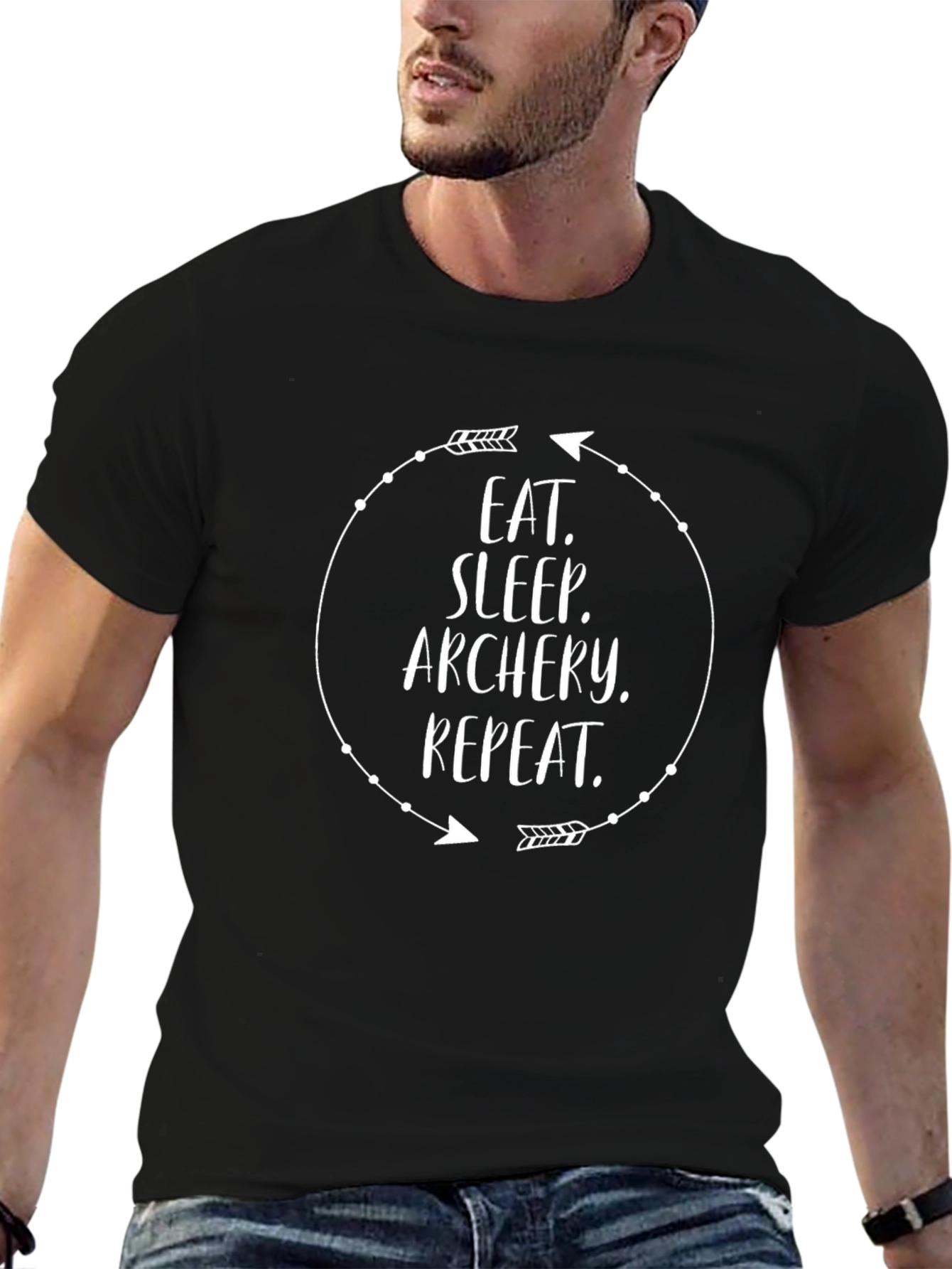 Archery Eat Sleep Repeat Arrow T-Shirt