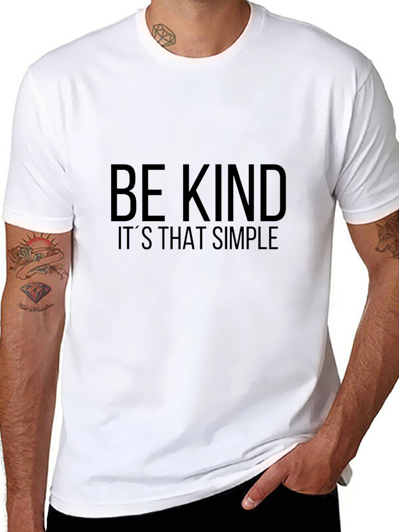 Be Kind Black T-Shirt - Soft Comfort Tee