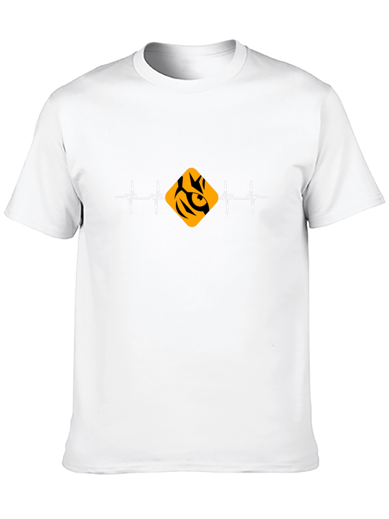 Tiger Heartbeat Black T-Shirt
