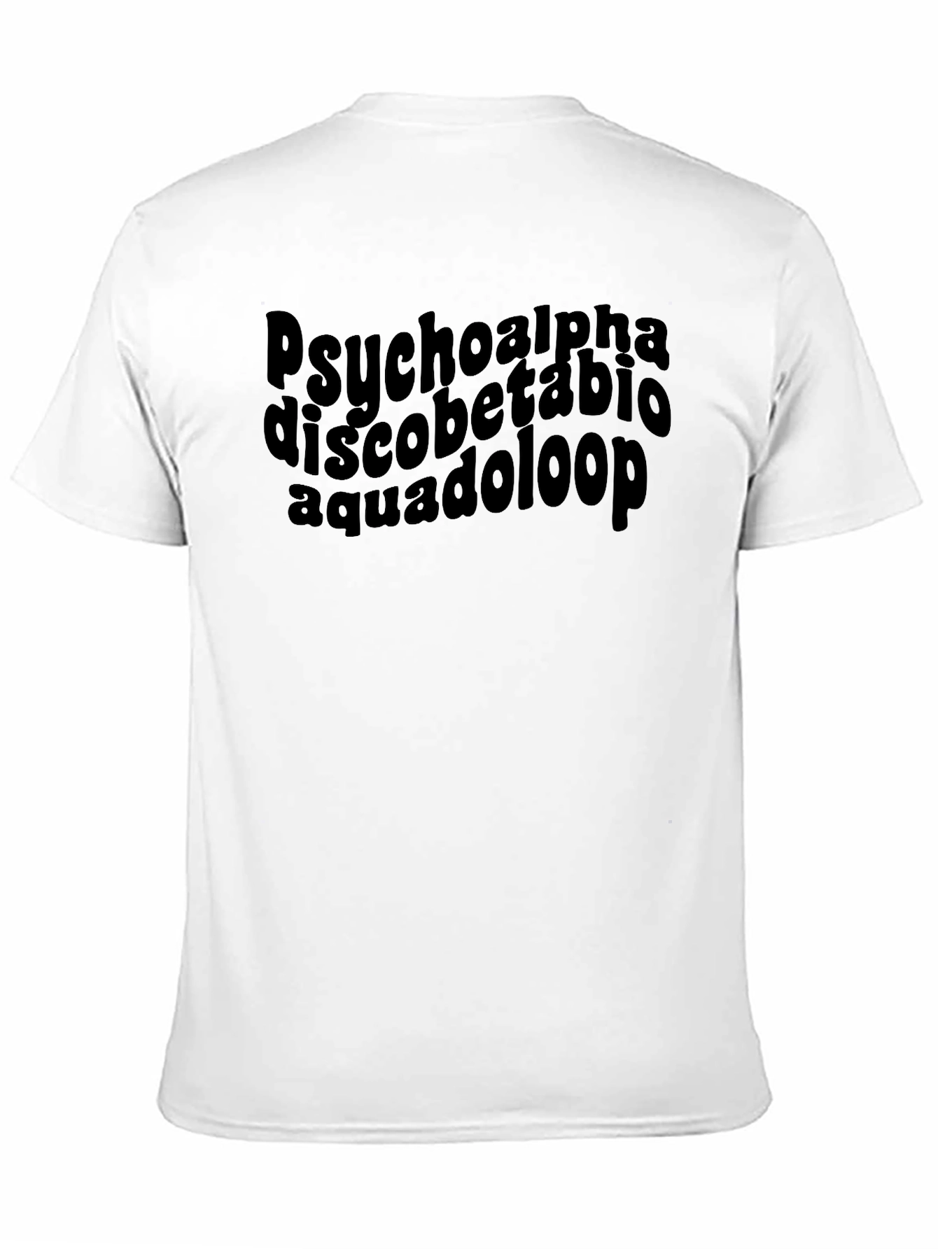 Psycho Alpha Black Graphic T-Shirt