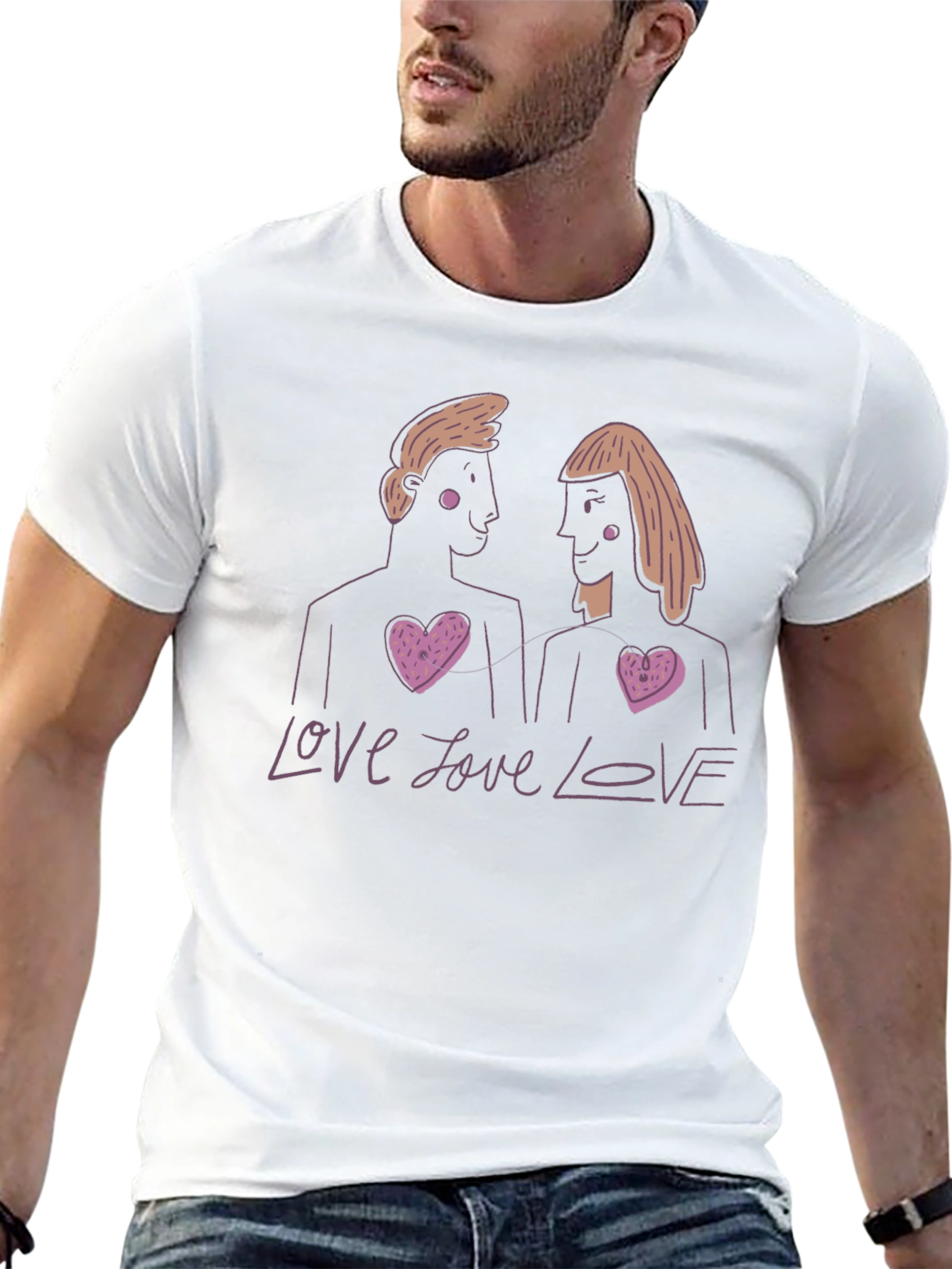 Romantic Couple T-Shirt - Love Graphic Tee