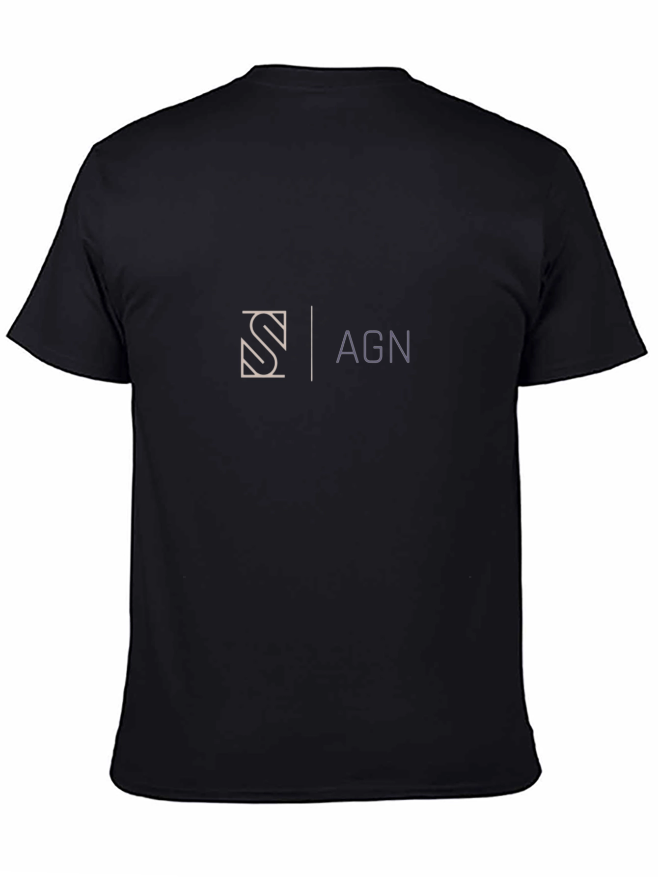 Modern Graphic Tee - Black S|AGN Design T-Shirt